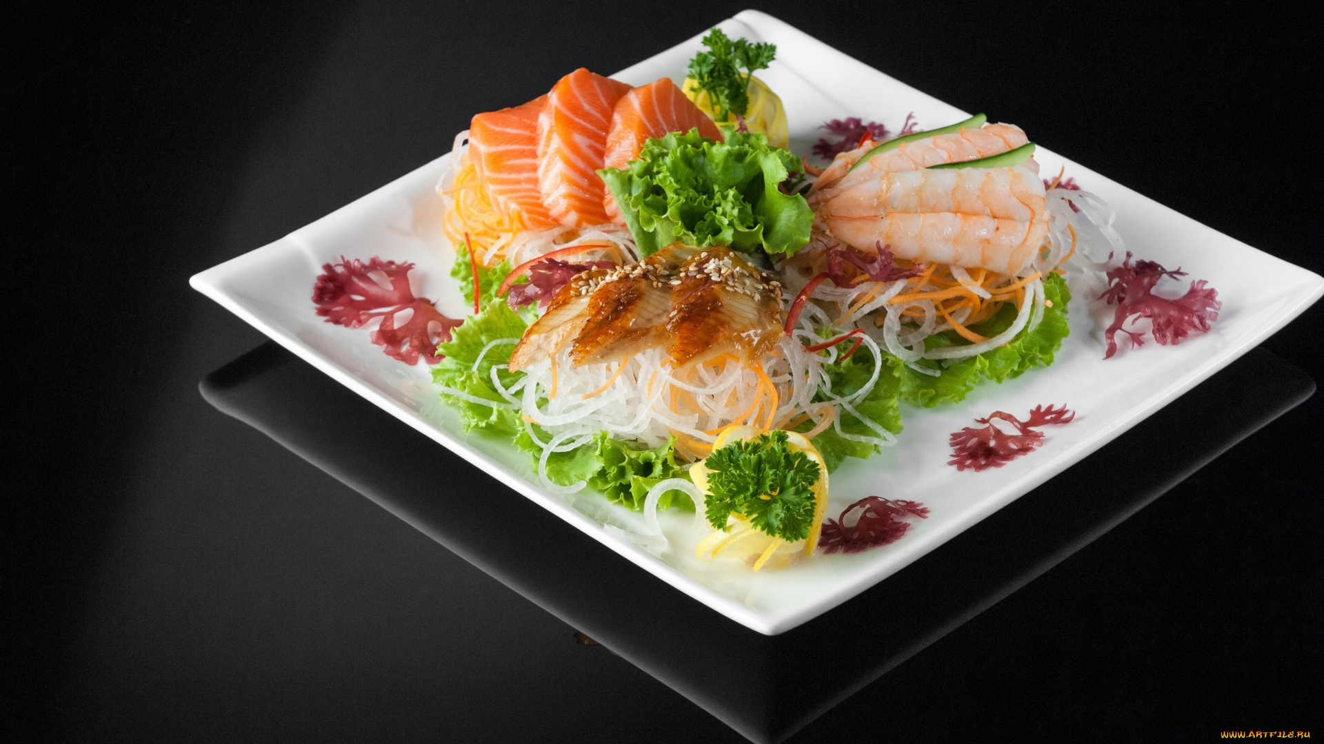 еда, рыба, , морепродукты, , суши, , роллы, морепродукты, нарезка, лимон