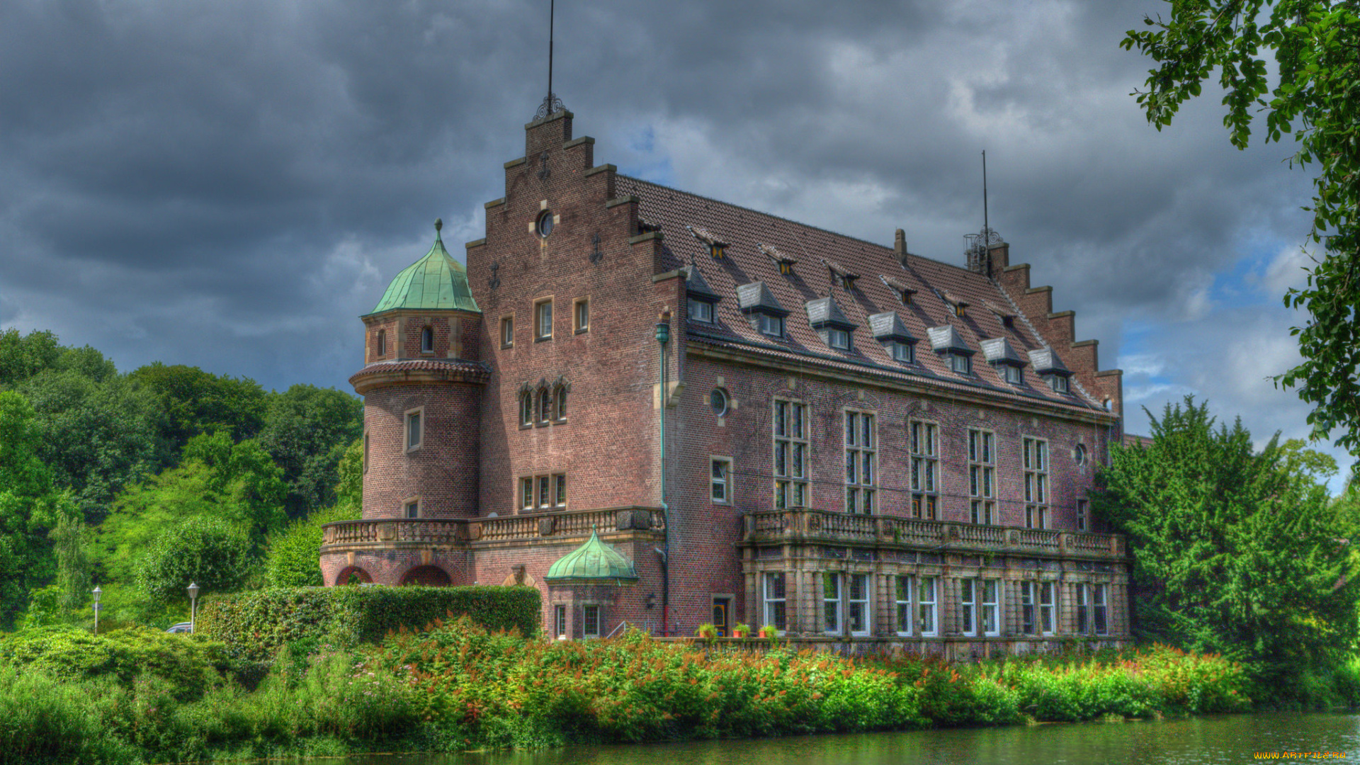 города, -, здания, , дома, простор