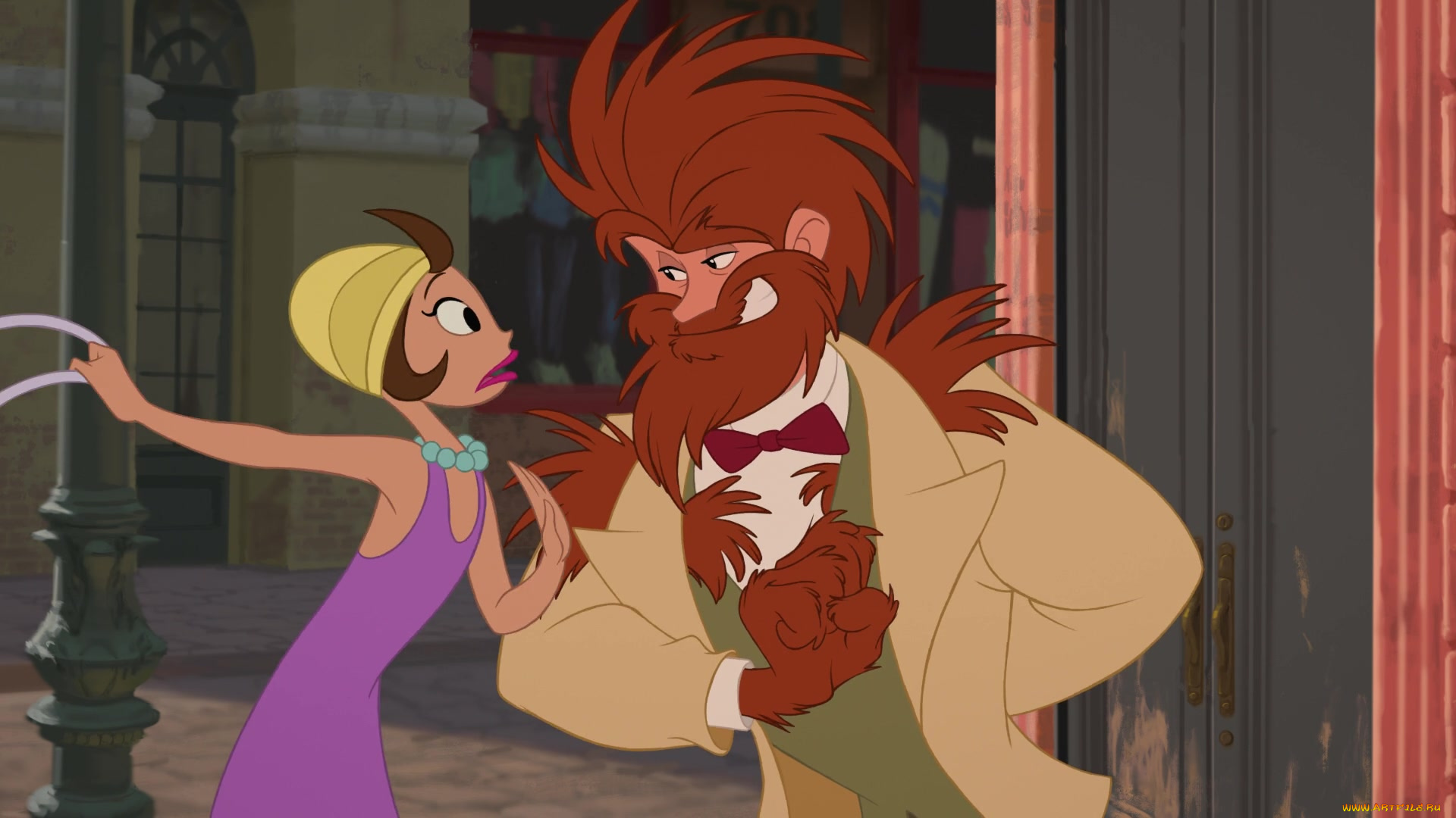 мультфильмы, the, princess, and, the, frog, девушка, оборотень