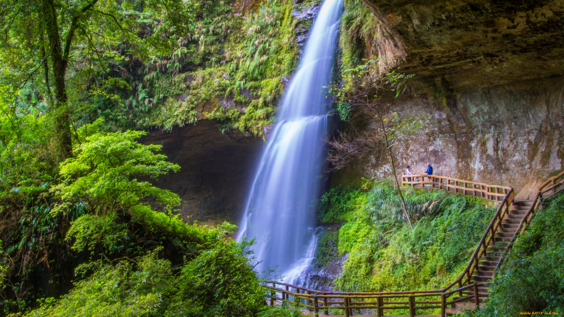 природа, водопады, простор