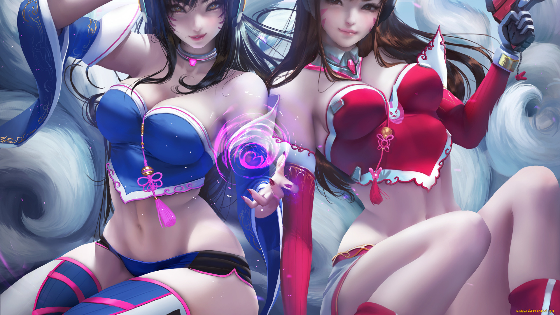 видео, игры, league, of, legends, league, of, legends, ahri