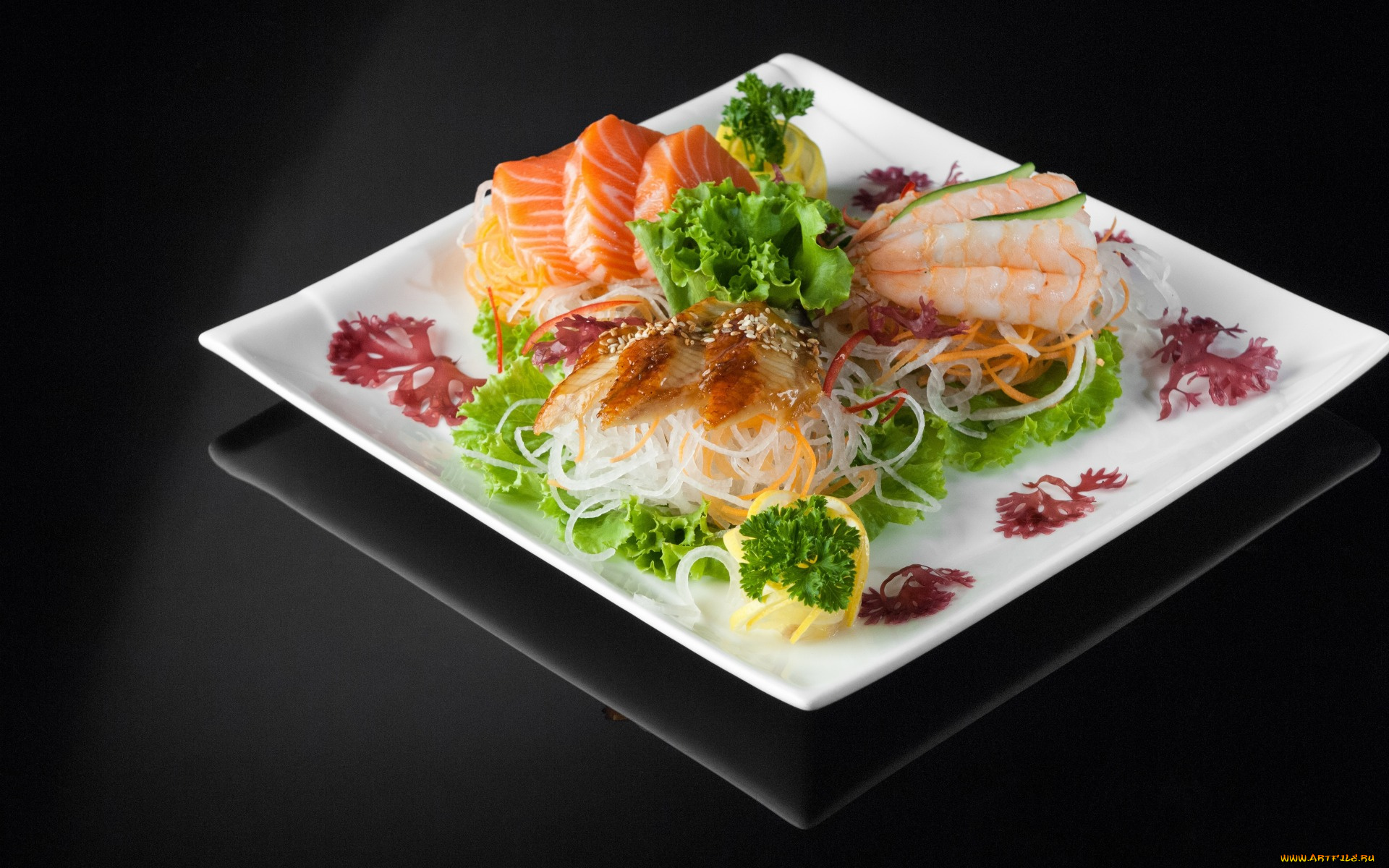 еда, рыба, , морепродукты, , суши, , роллы, морепродукты, нарезка, лимон
