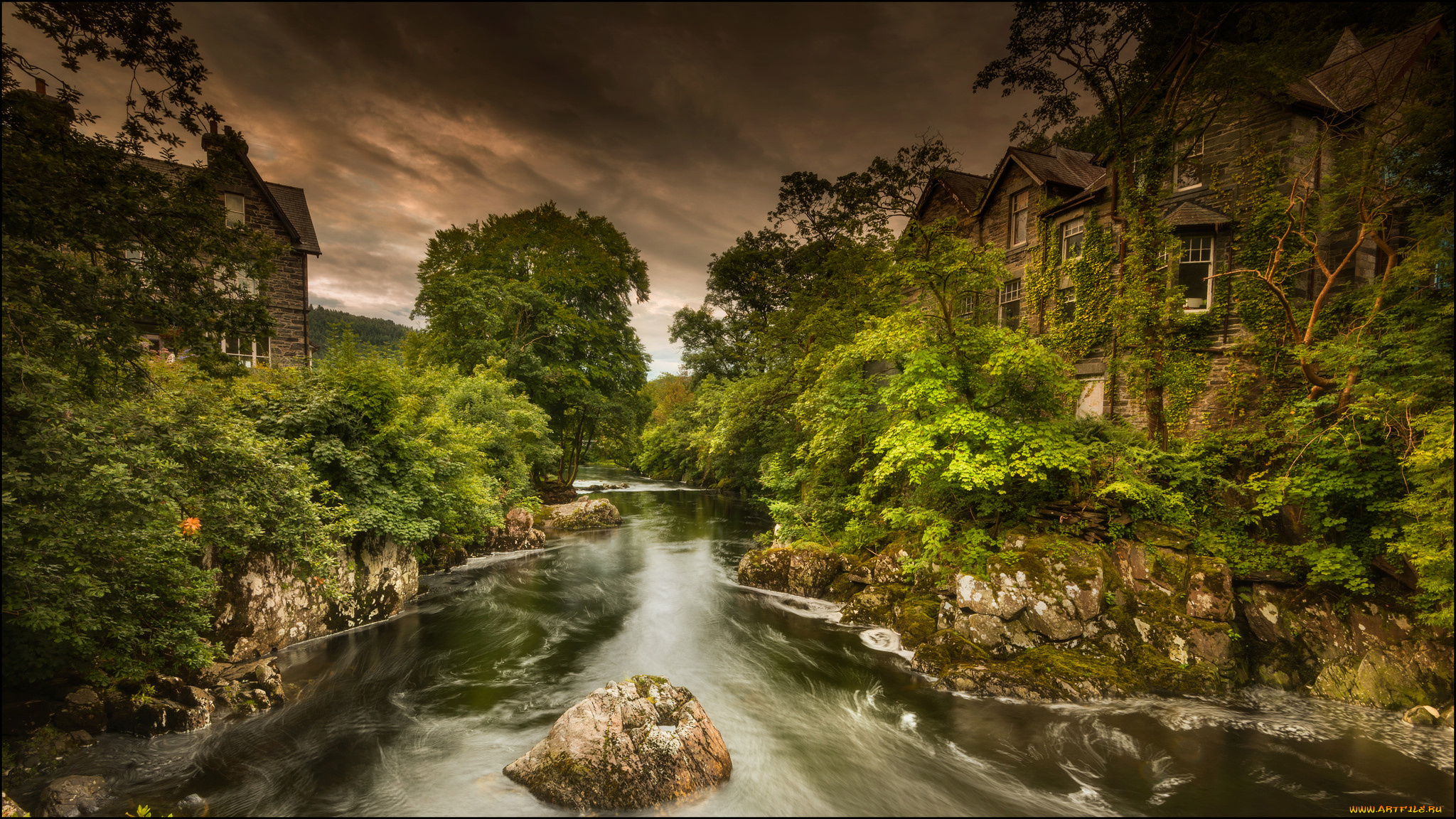 города, -, пейзажи, простор