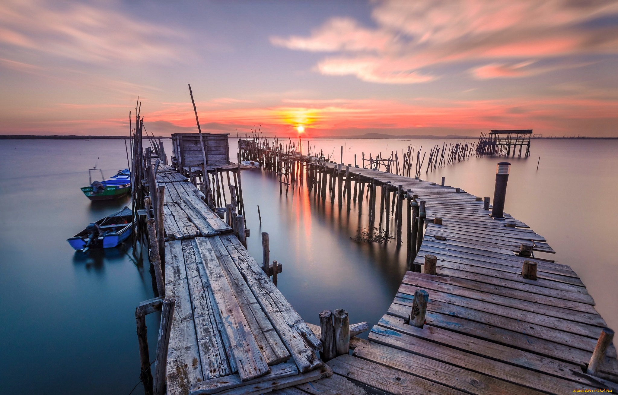 природа, побережье, простор