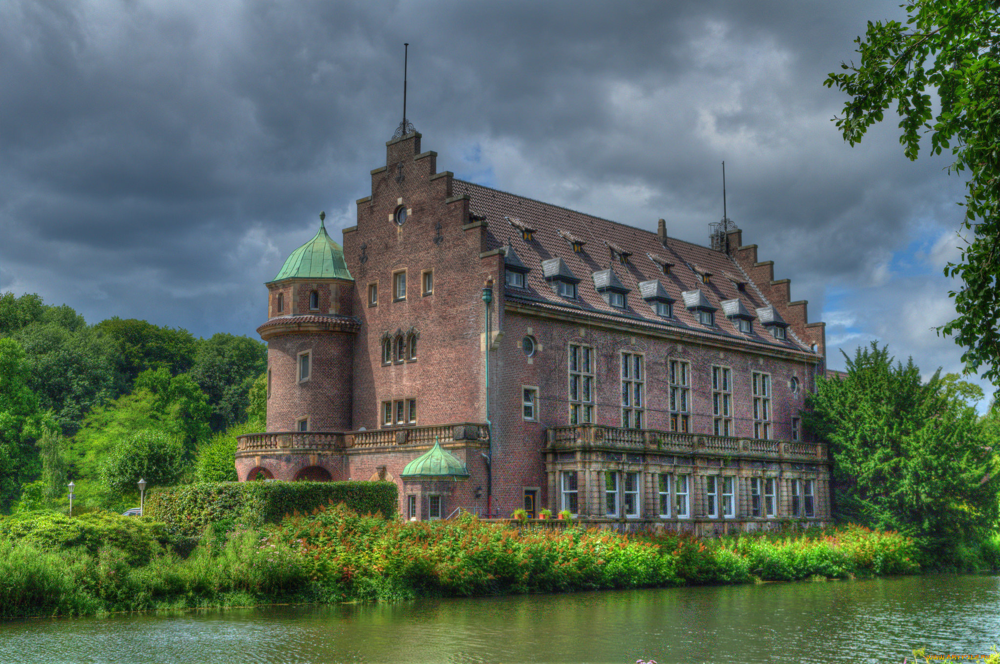 города, -, здания, , дома, простор