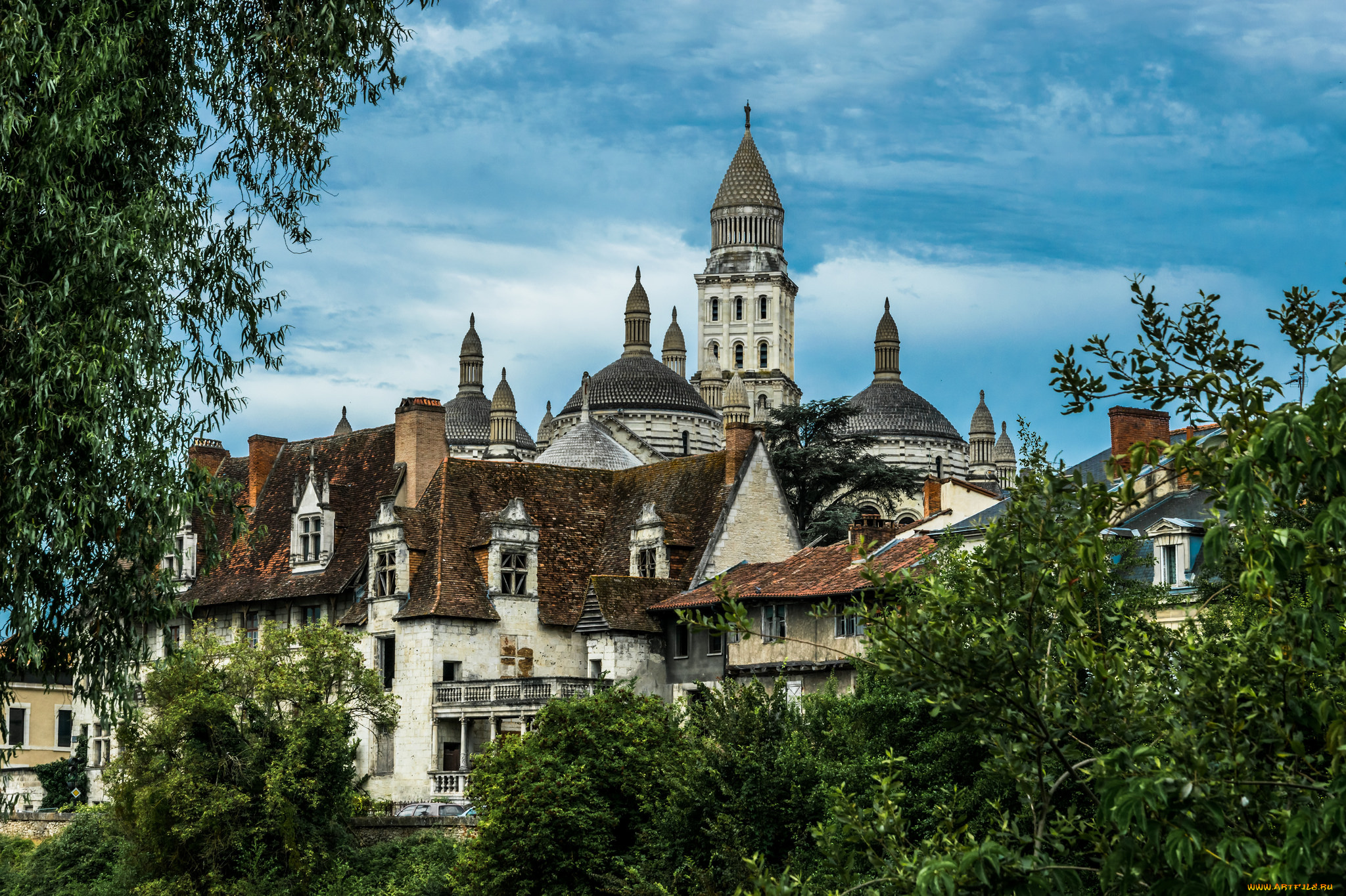 города, -, панорамы, простор