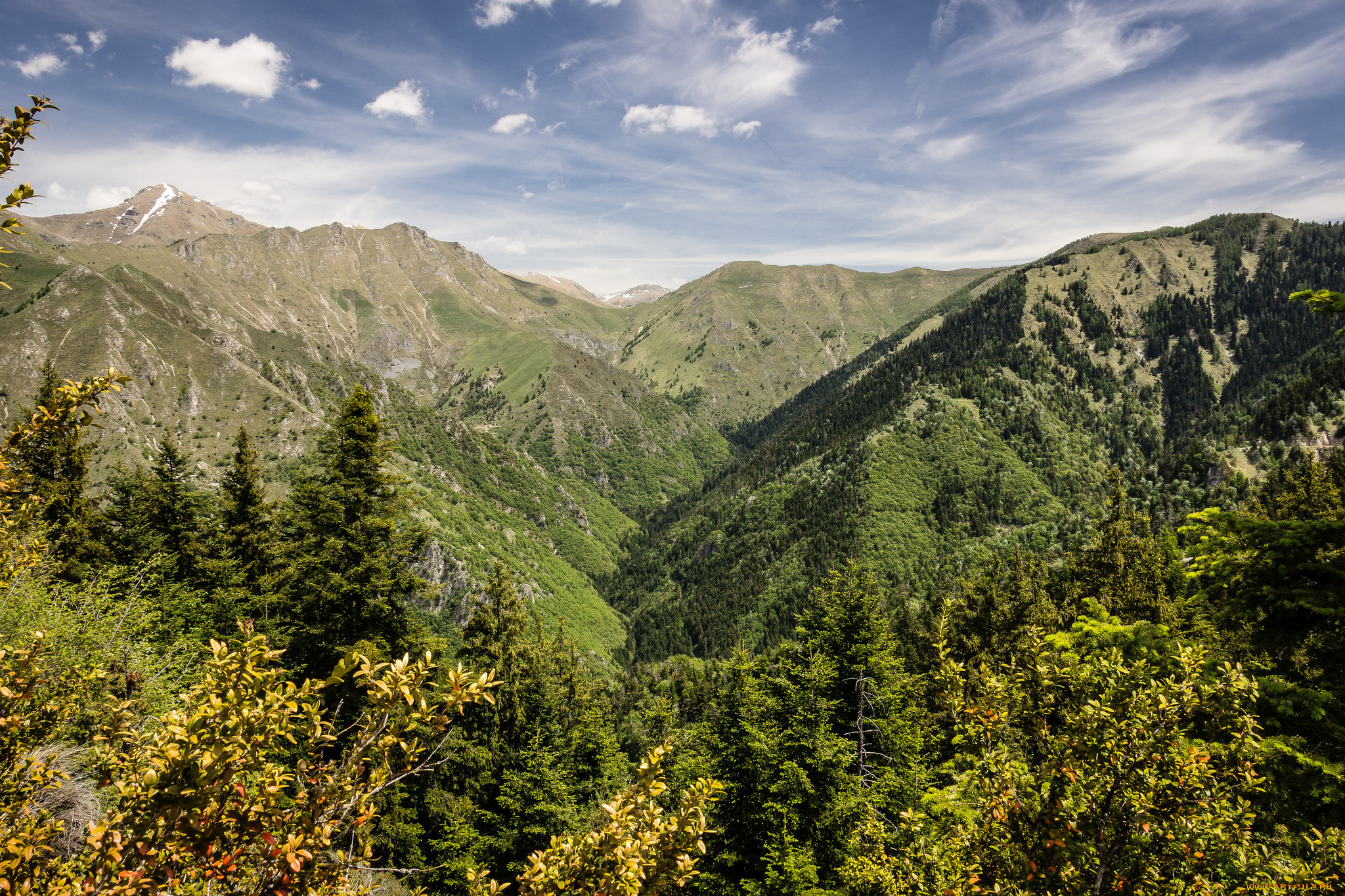 природа, горы, простор