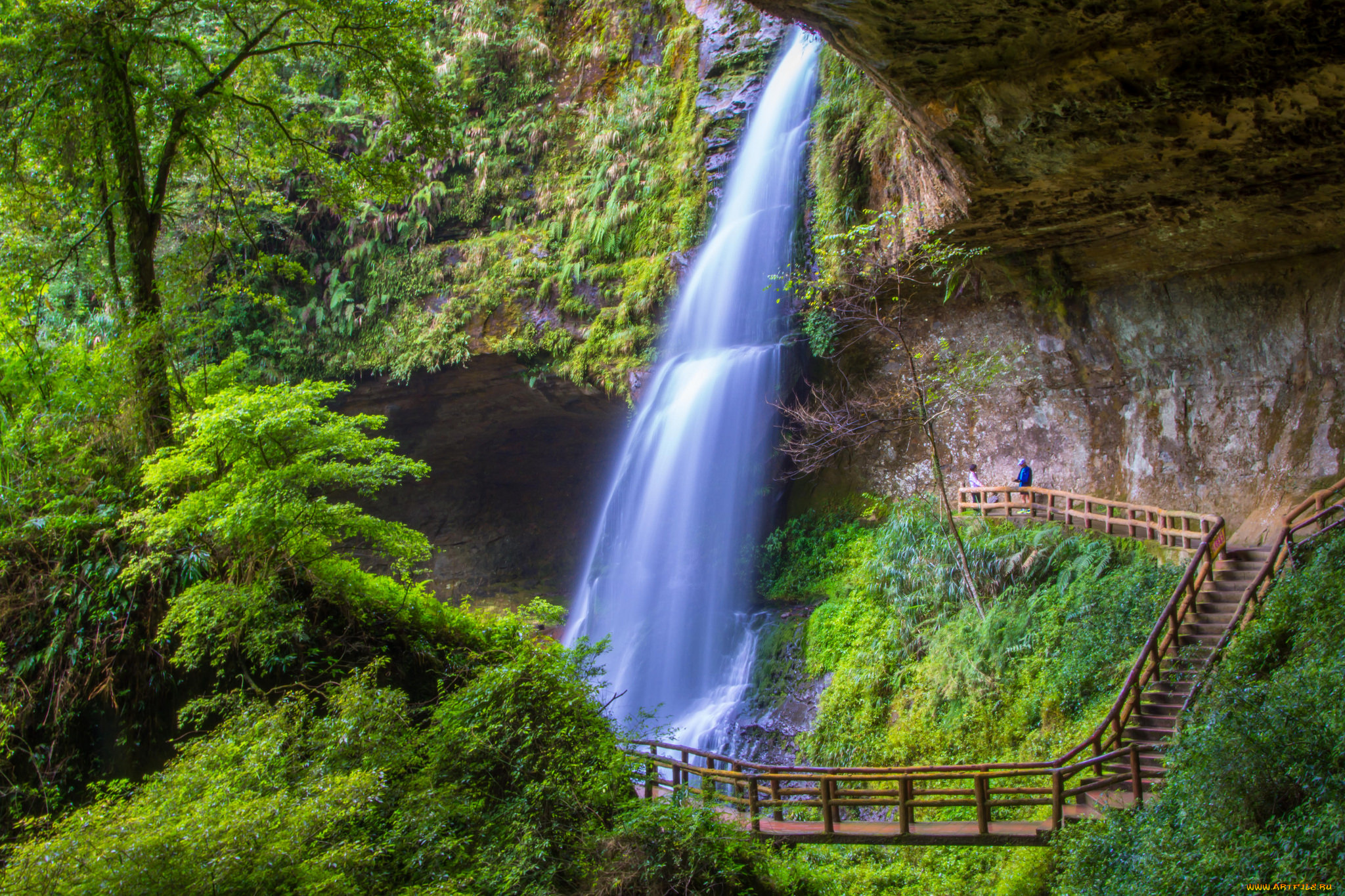 природа, водопады, простор