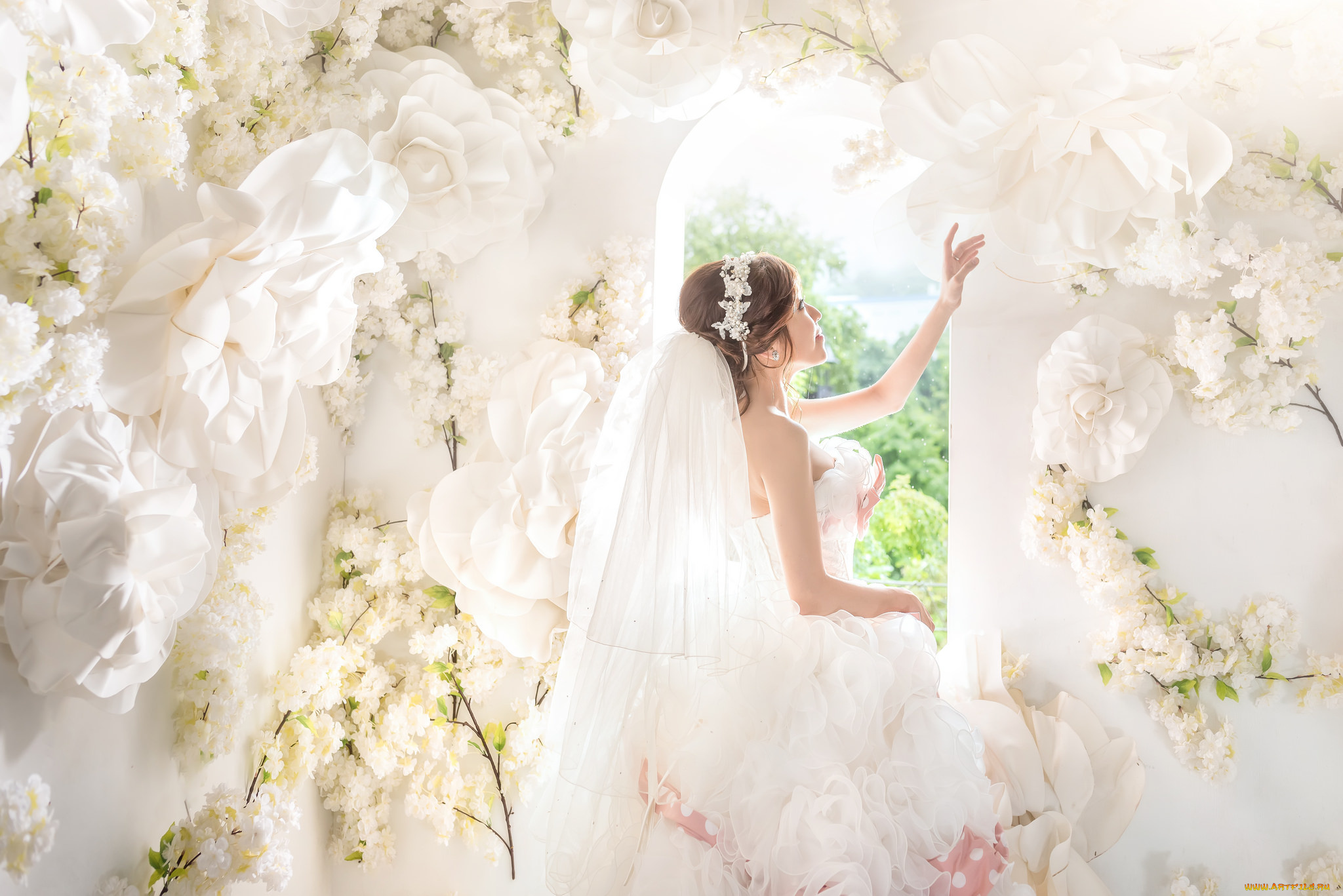 девушки, -unsort, , невесты, любовь, свадьба, праздник, платье, невеста