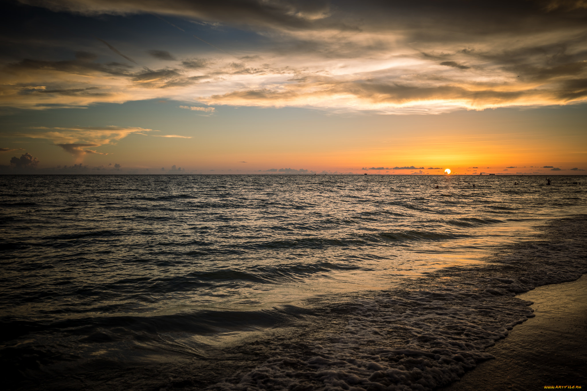 природа, моря, океаны, простор