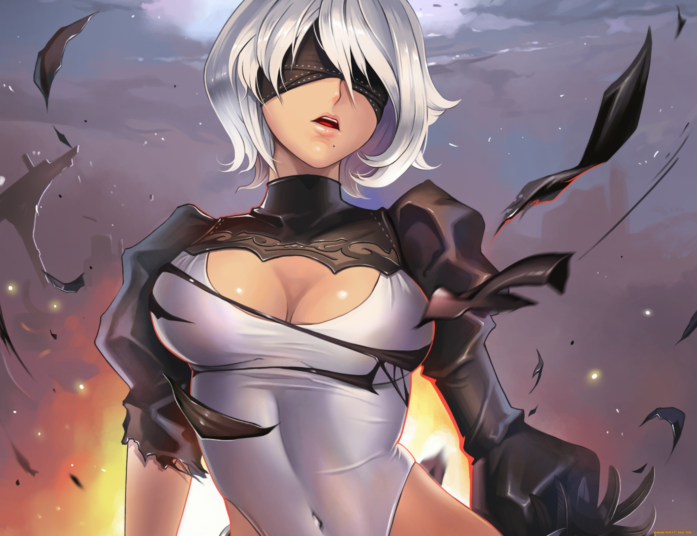 видео, игры, nier, , automata, игра, automata, девушка