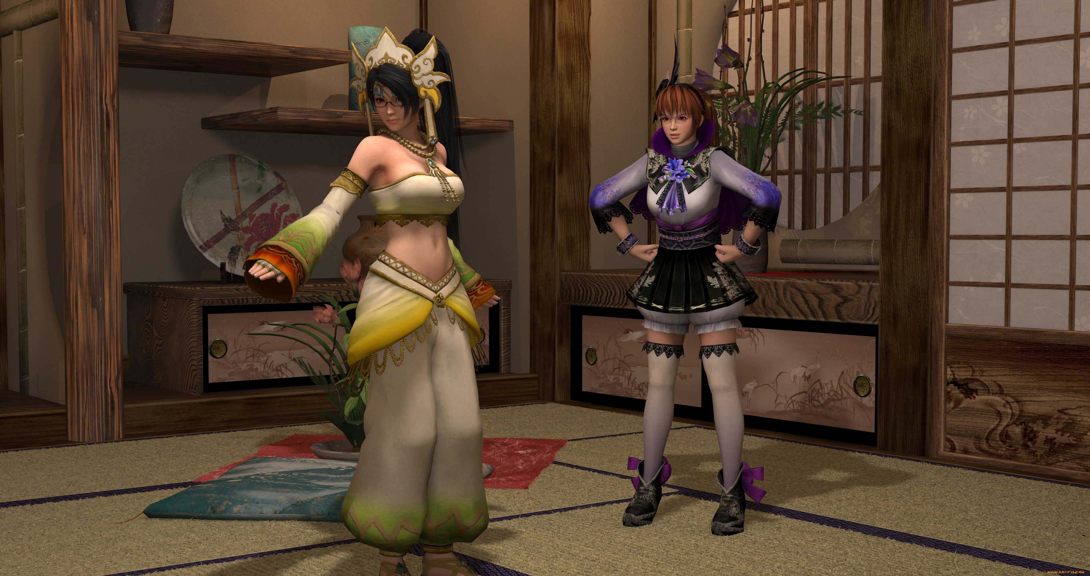 3д, графика, фантазия, , fantasy, взгляд, девушки, фон