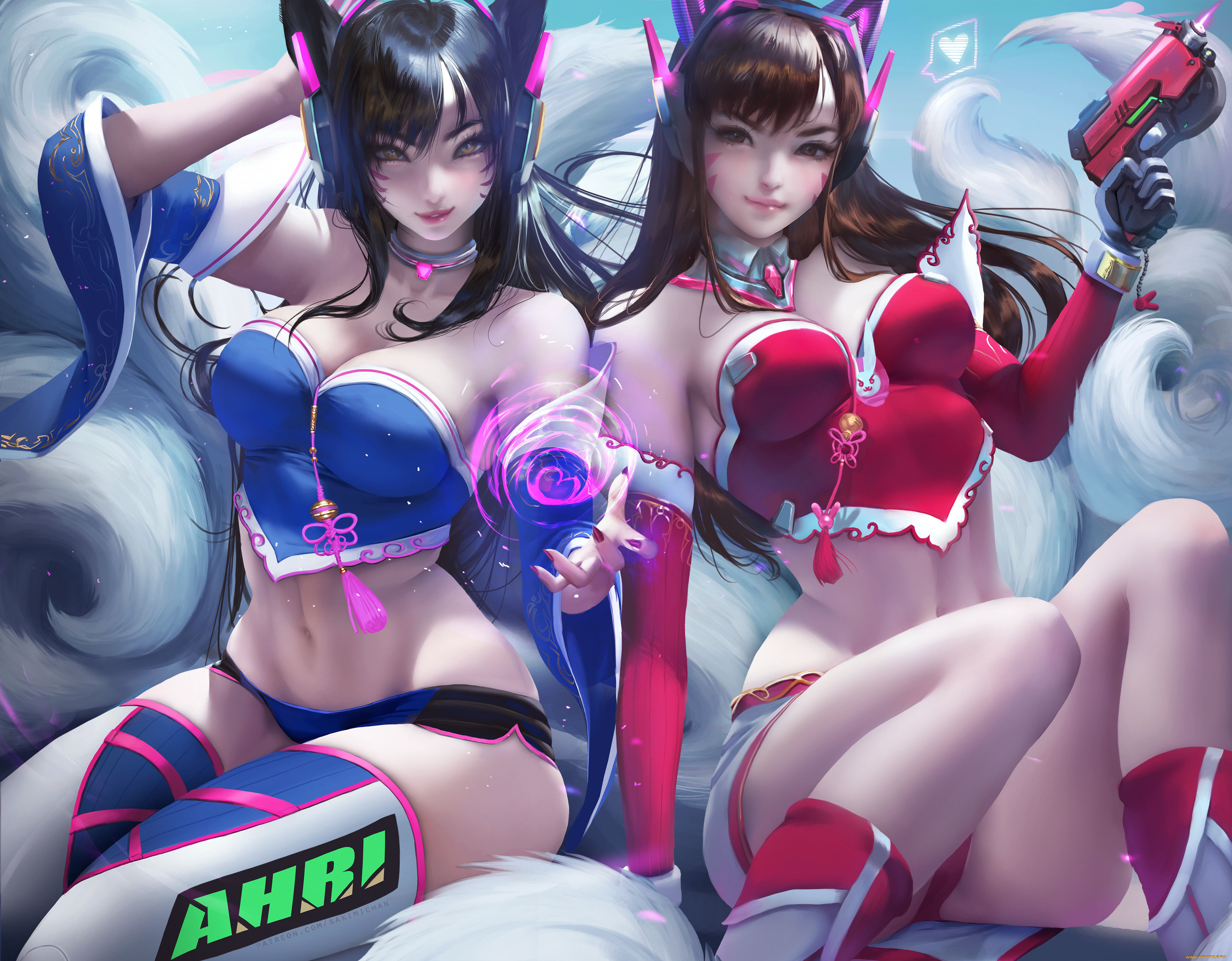 видео, игры, league, of, legends, league, of, legends, ahri