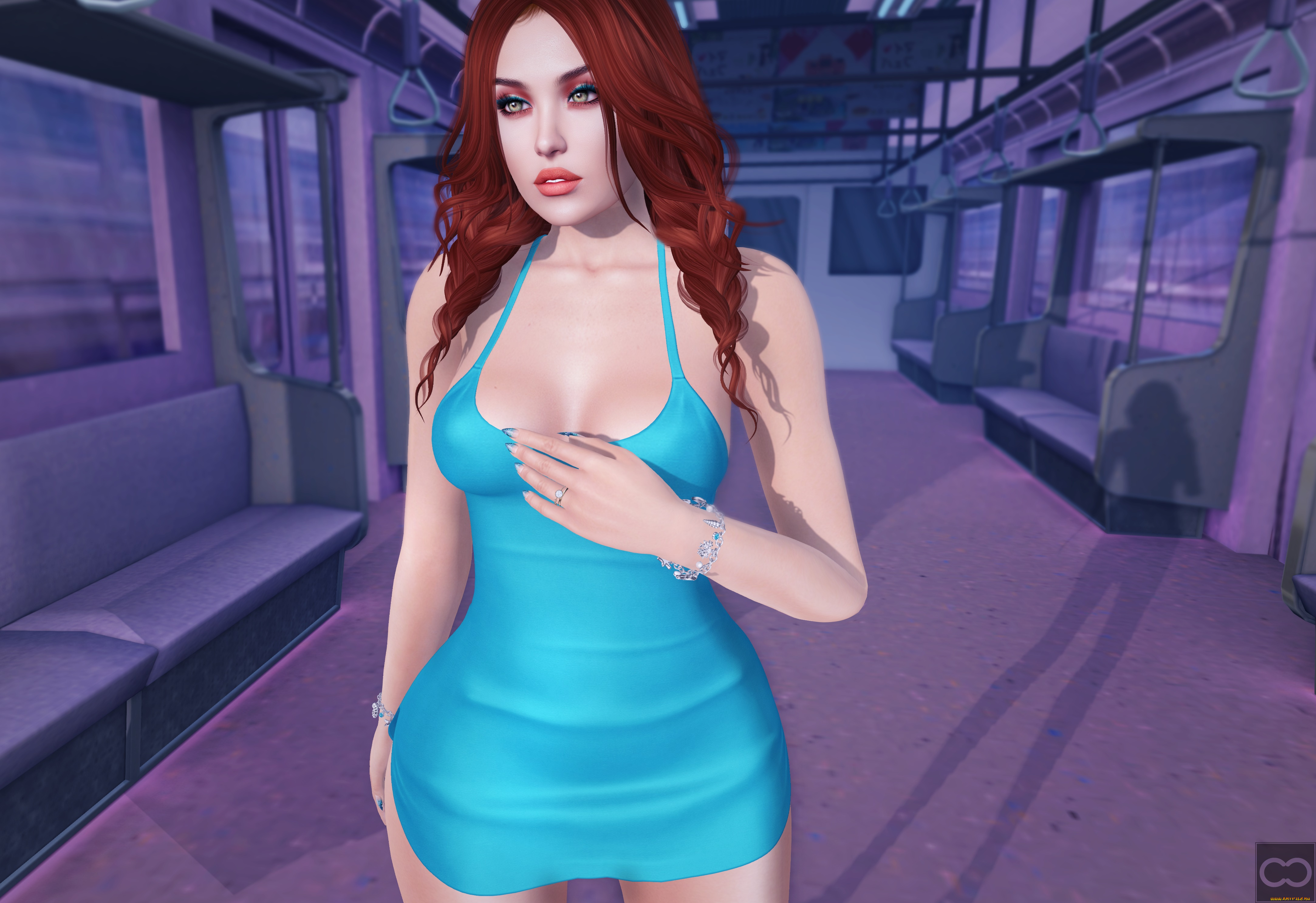 3д, графика, люди, , people, девушка, взгляд, фон