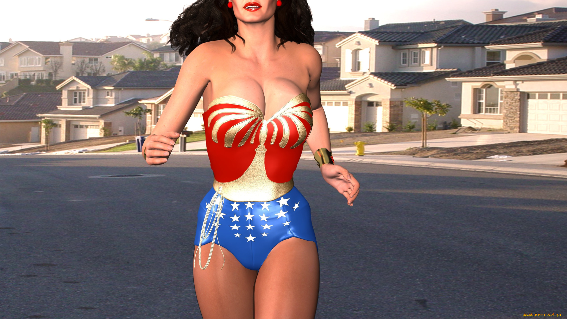 3д, графика, фантазия, , fantasy, девушка, взгляд, фон