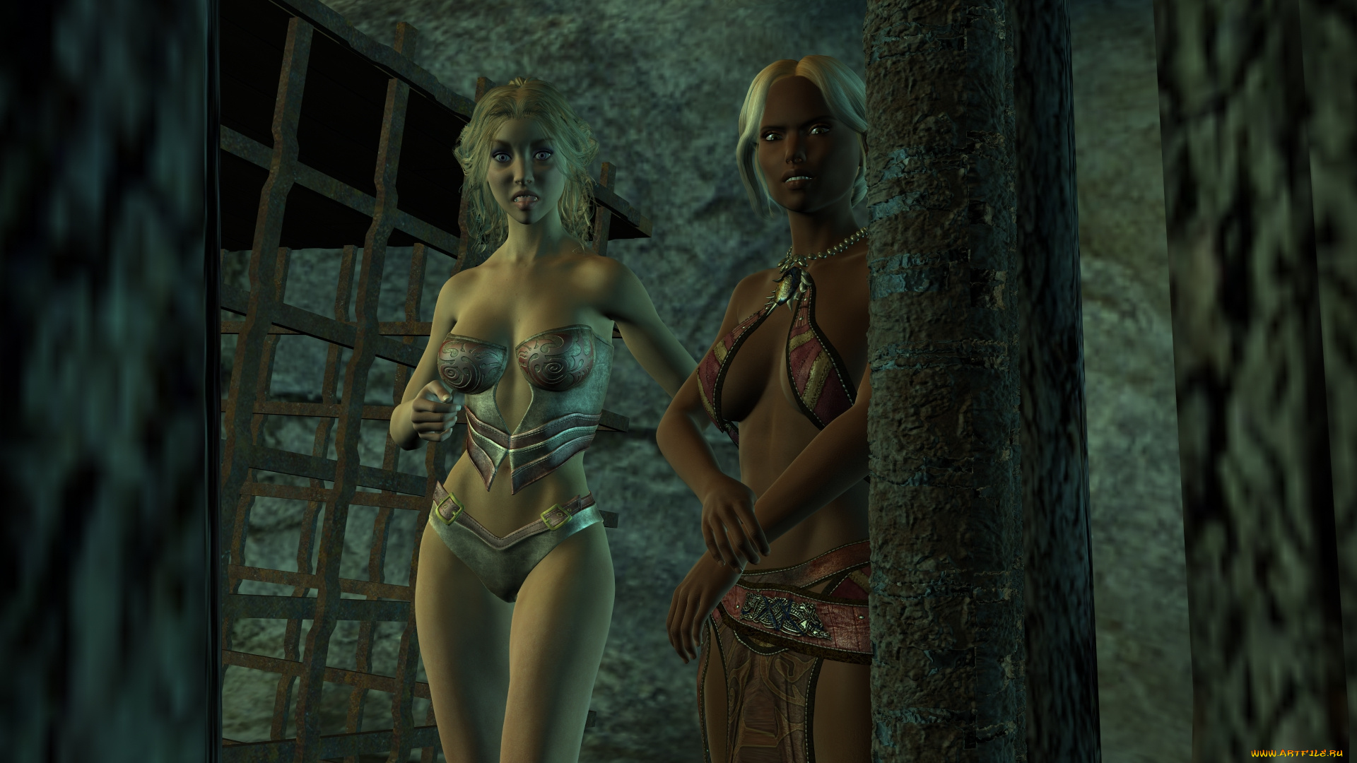 3д, графика, фантазия, , fantasy, взгляд, девушка, фон