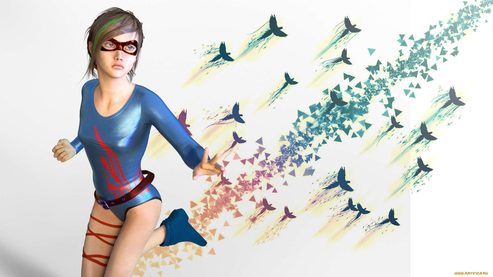 3д, графика, люди, , people, фон, девушка, взгляд