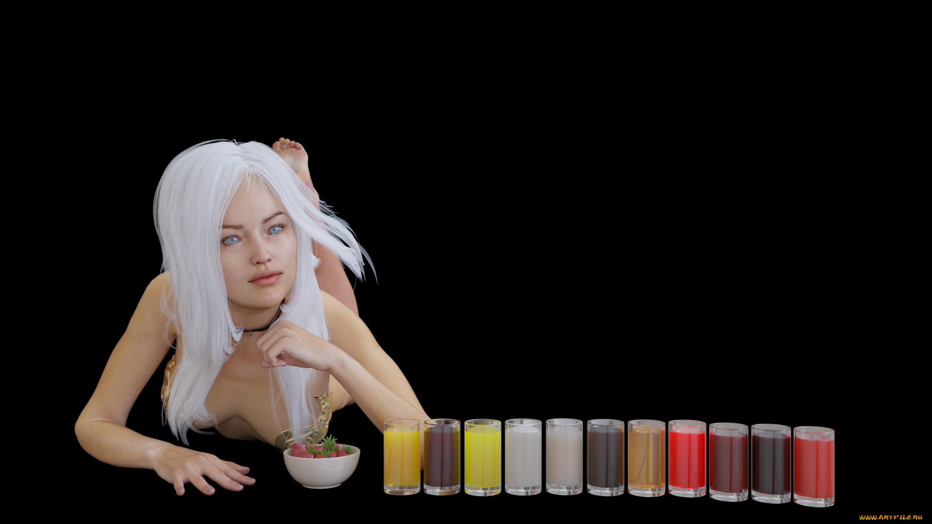 3д, графика, люди, , people, фон, взгляд, девушка