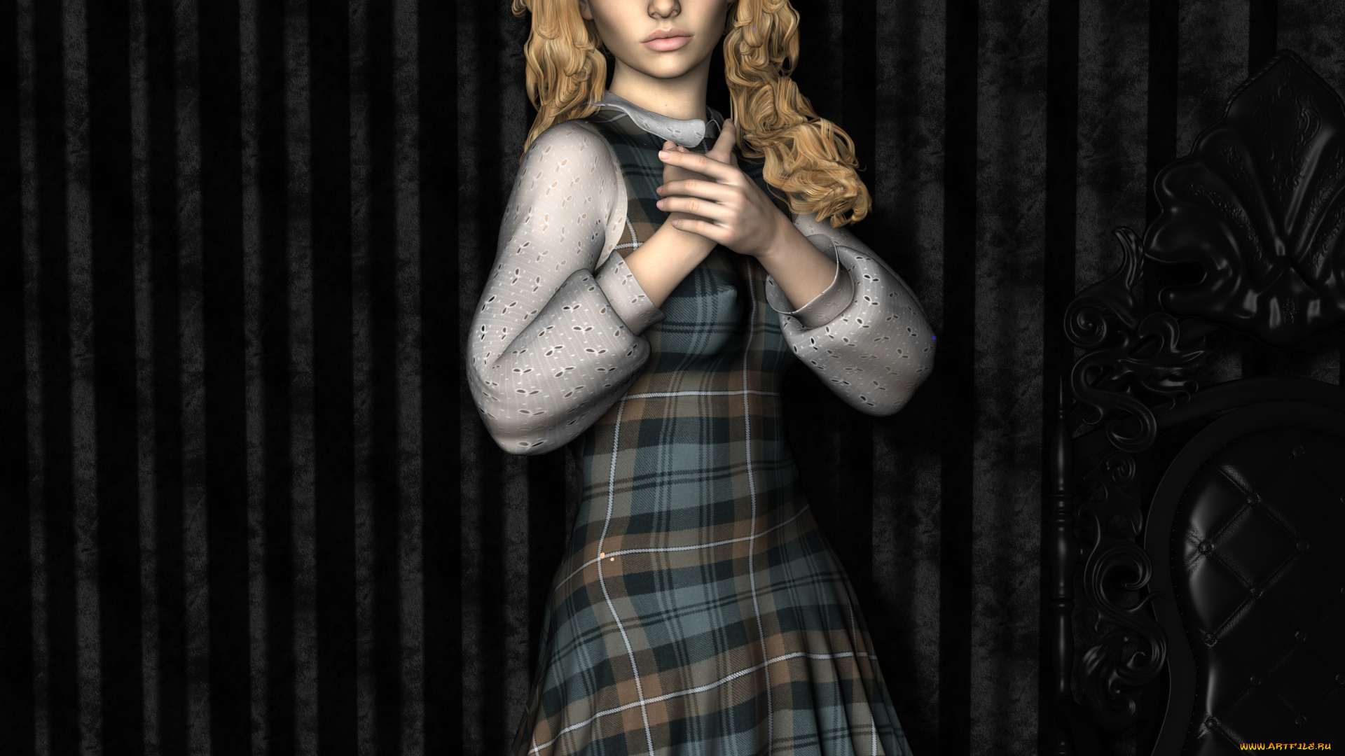 3д, графика, люди, , people, фон, взгляд, девушка