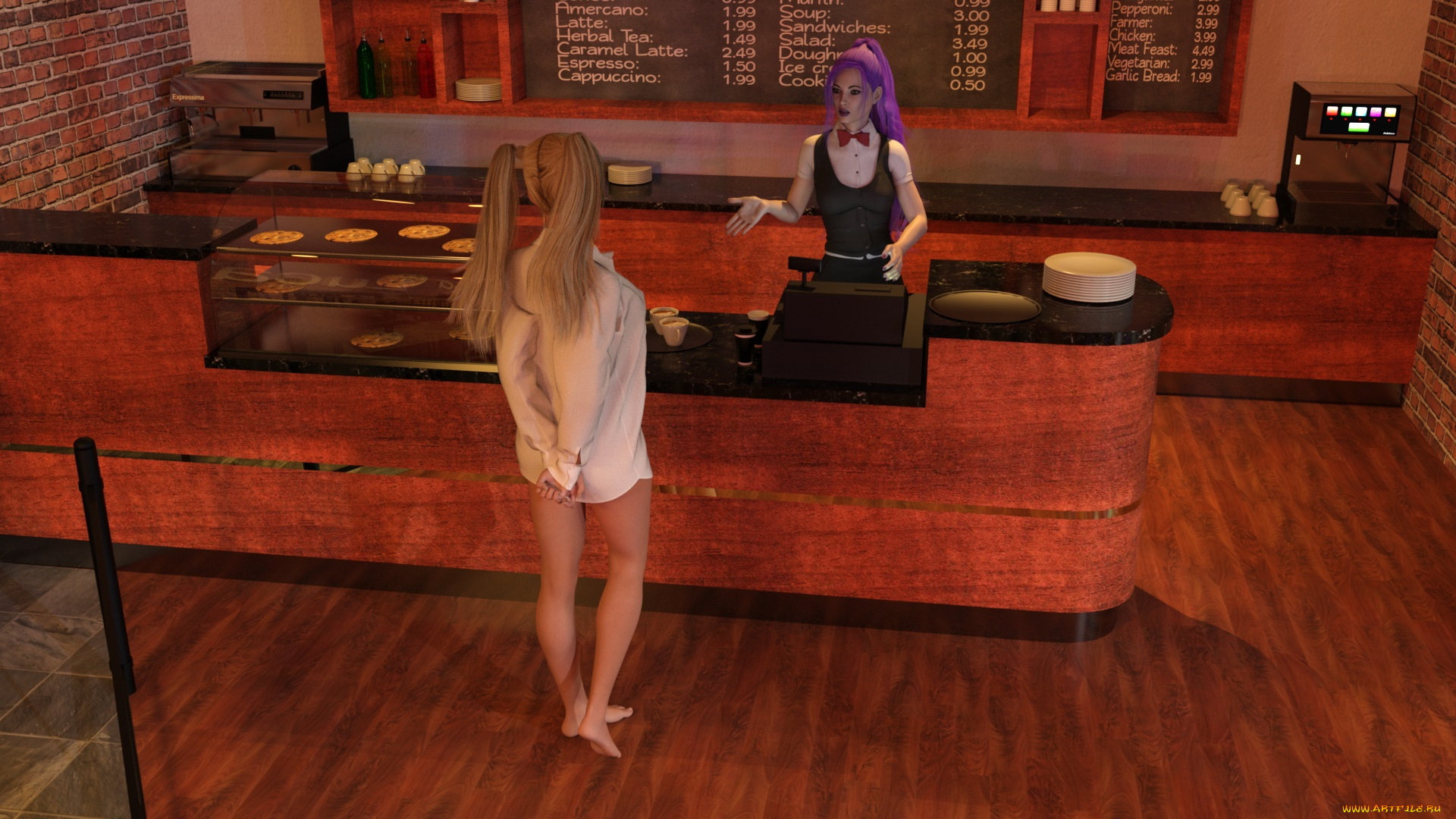 3д, графика, люди, , people, фон, взгляд, девушки