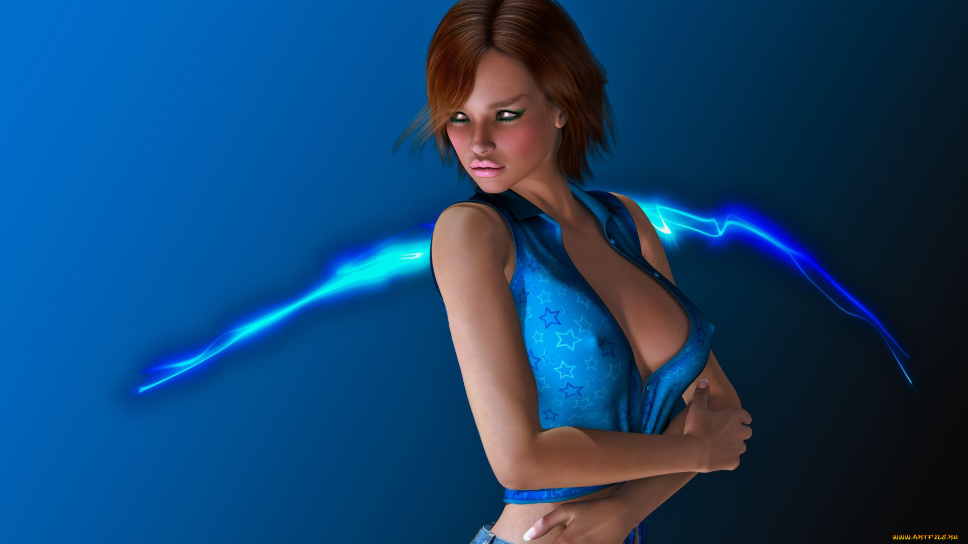 3д, графика, люди, , people, фон, взгляд, девушка