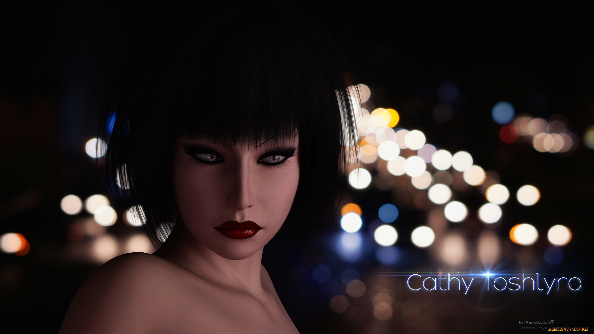 3д, графика, портрет, , portraits, фон, взгляд, девушка