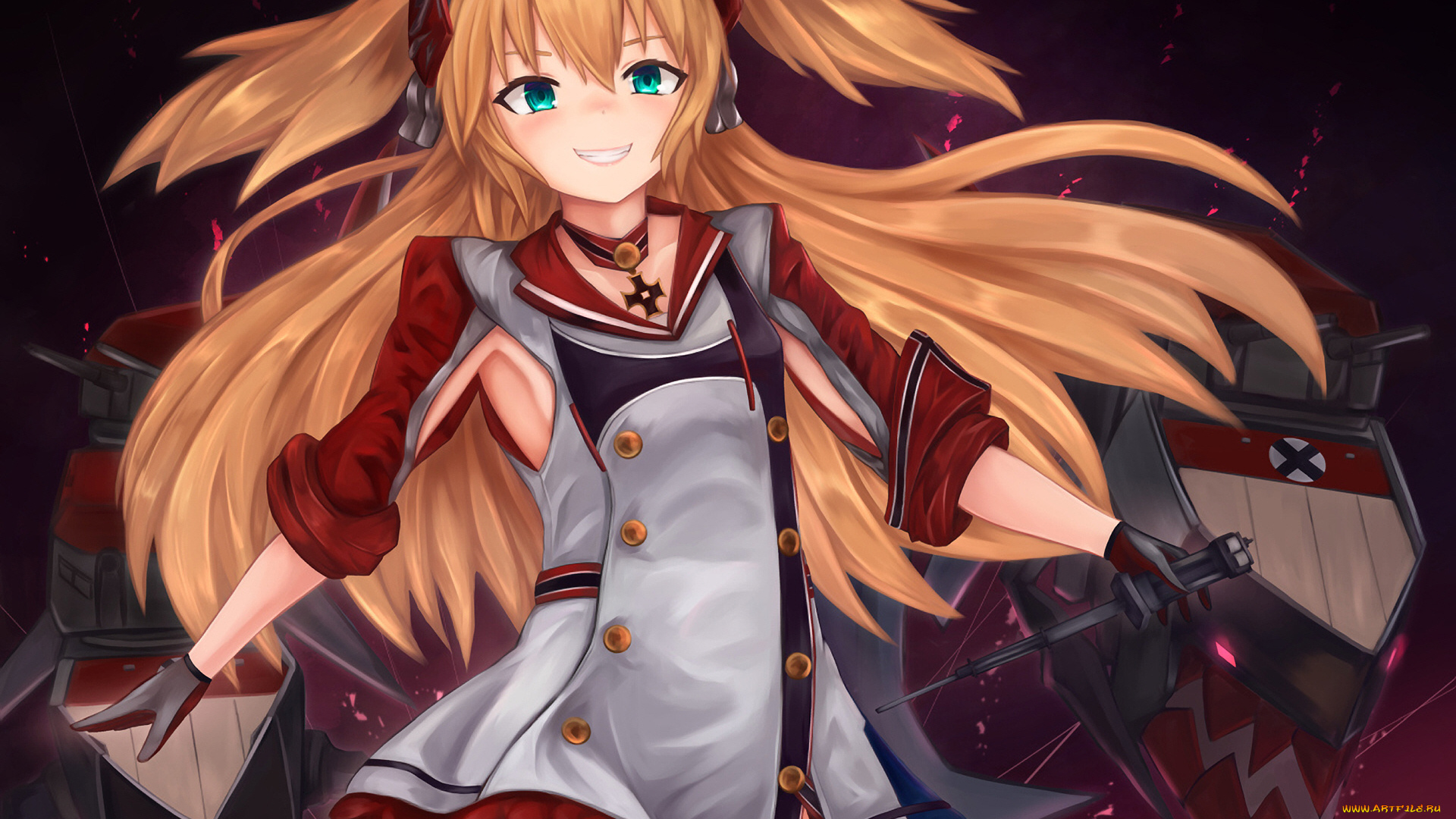 аниме, kantai, collection, девушка