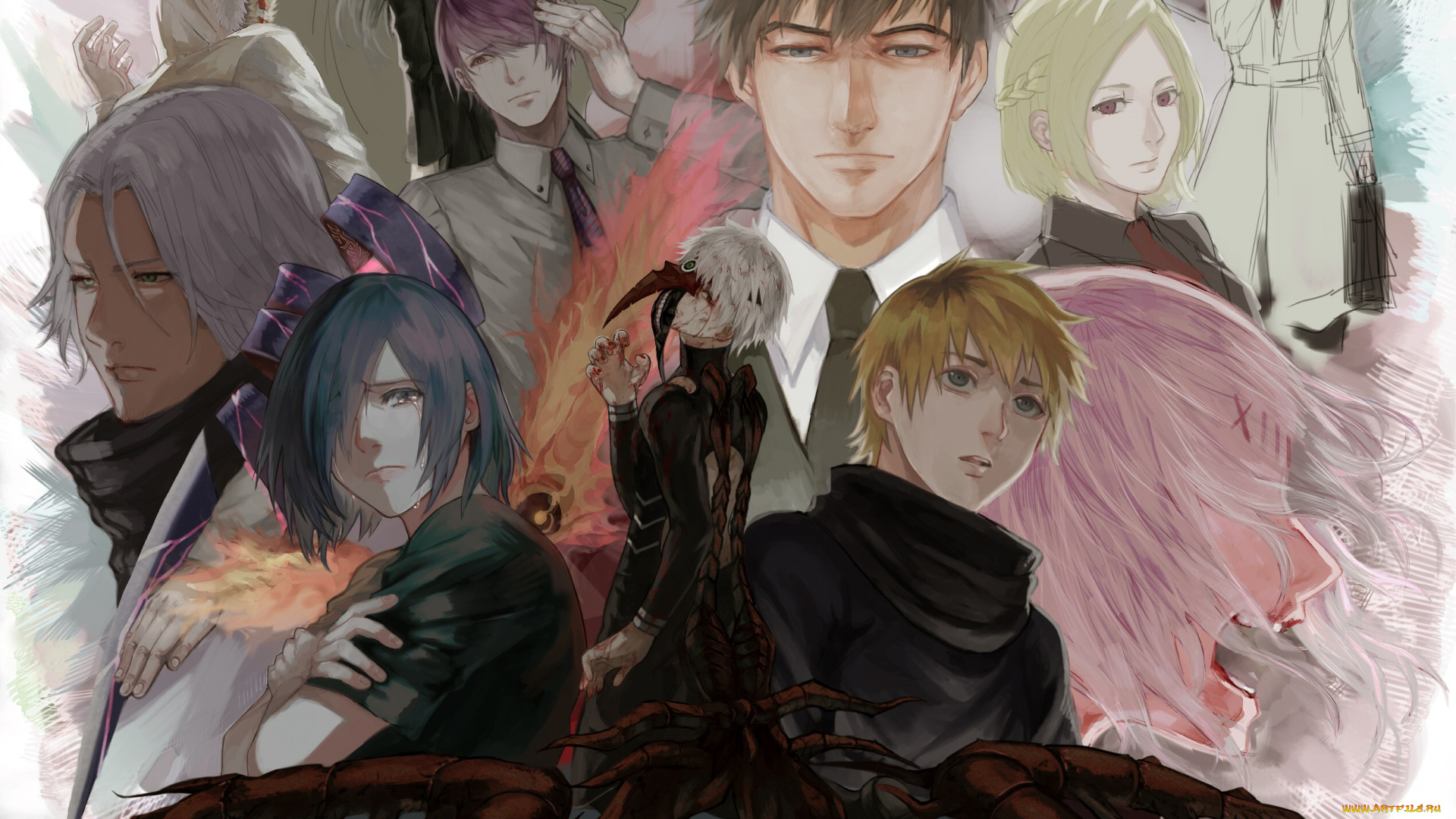 аниме, tokyo, ghoul, токийский, гуль