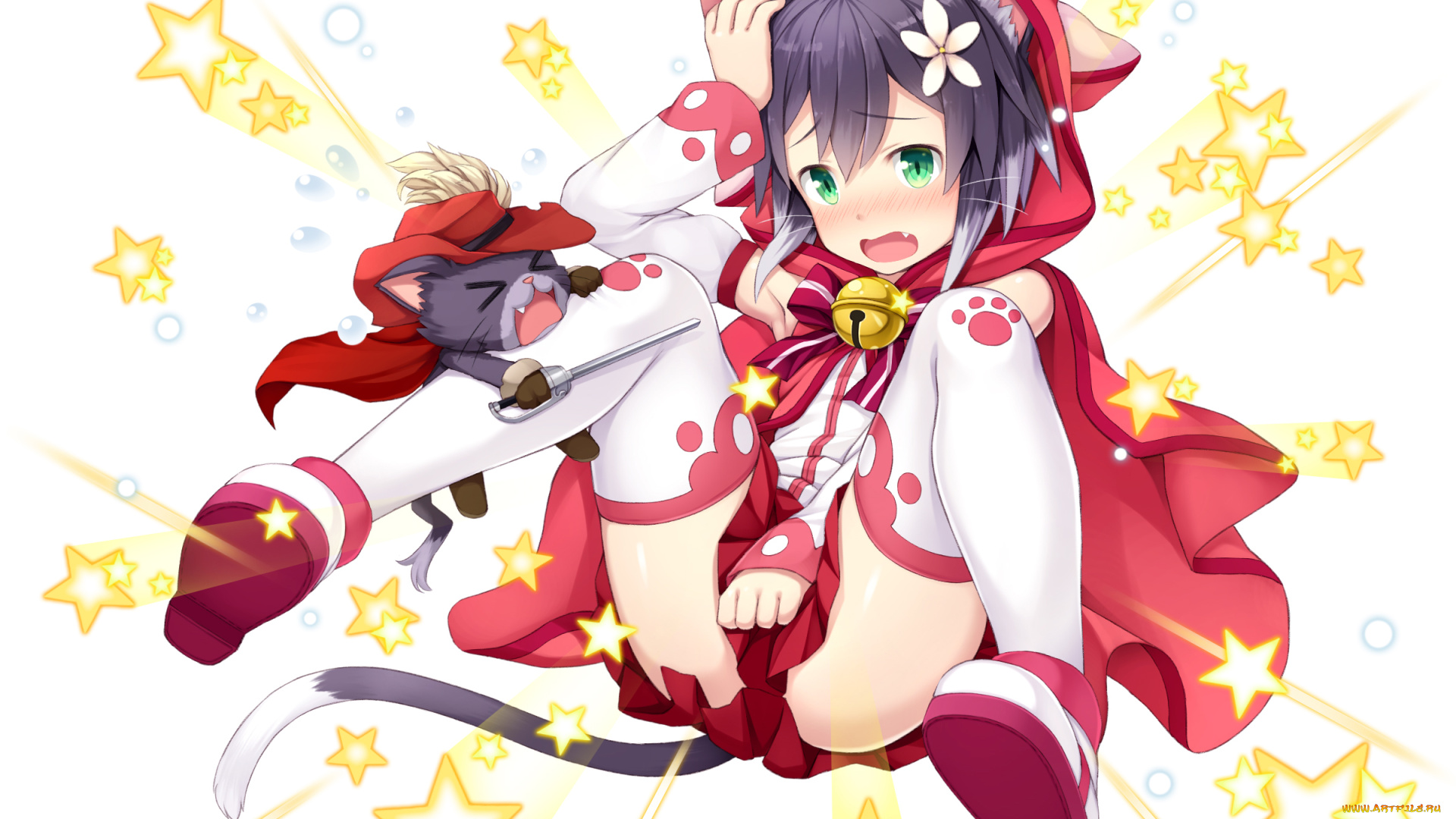 аниме, животные, , существа, monmusu, harem