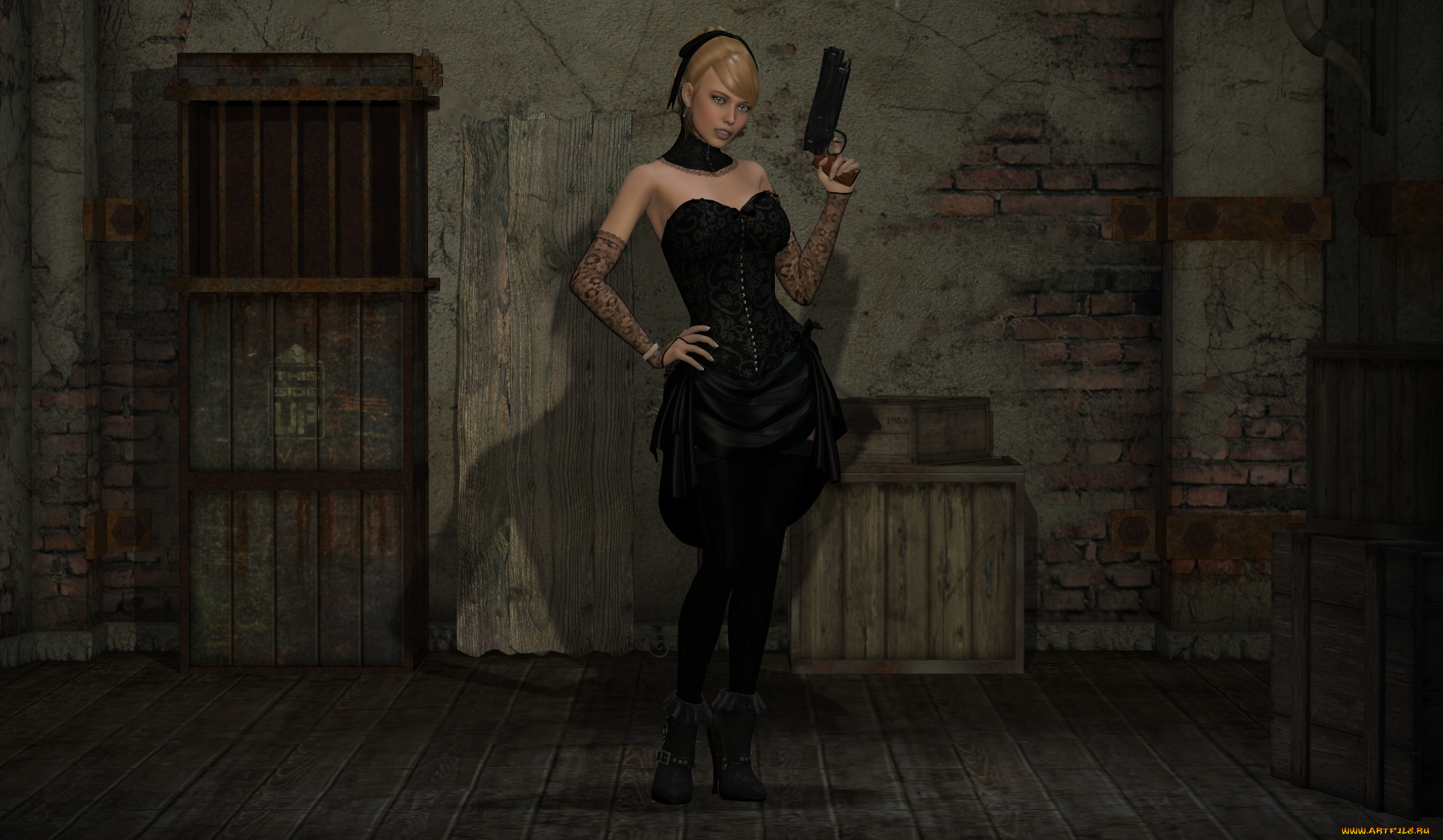 3д, графика, фантазия, , fantasy, фон, взгляд, девушка