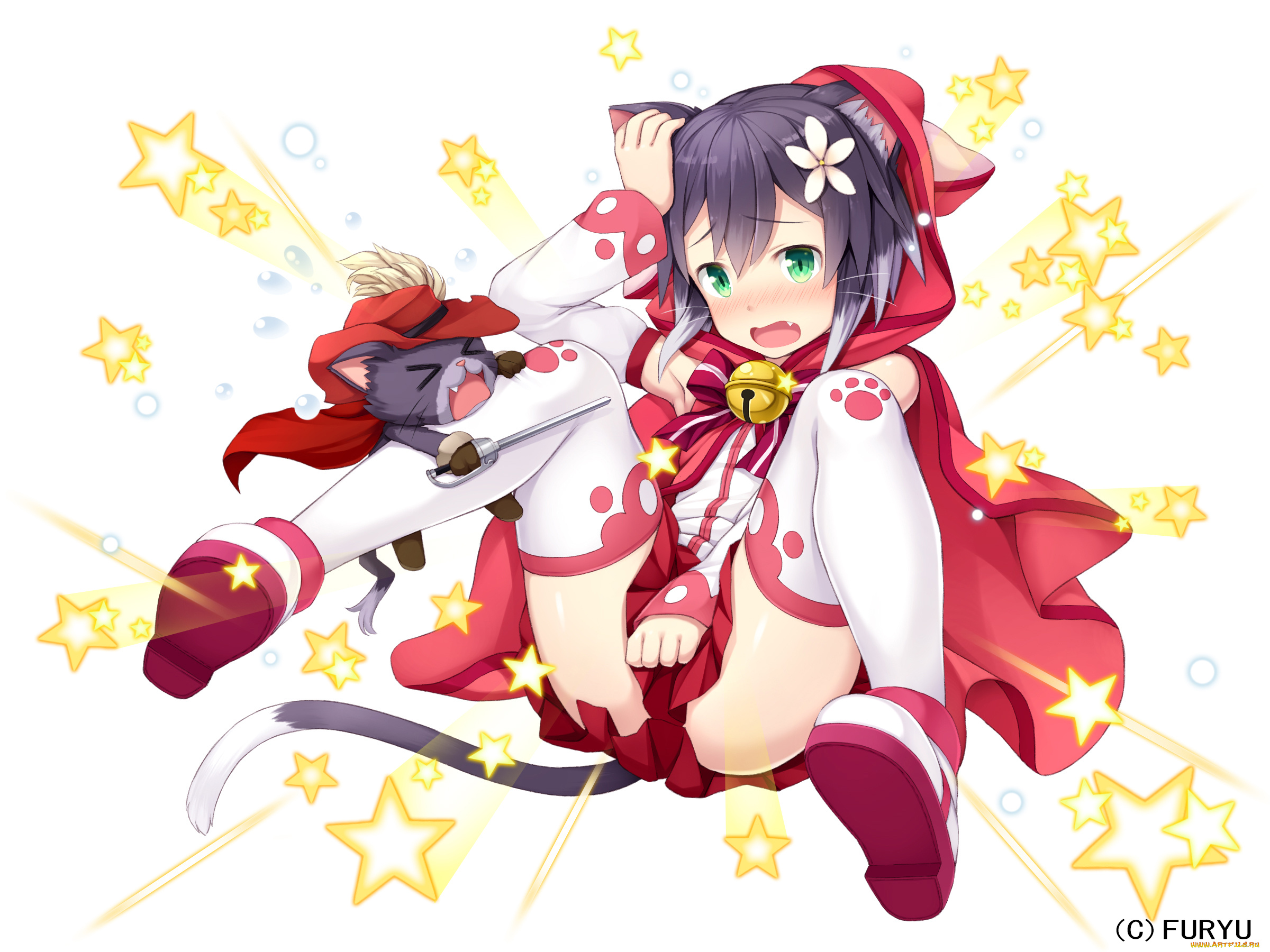 аниме, животные, , существа, monmusu, harem