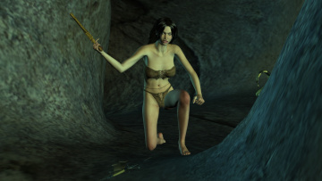 Картинка 3д+графика фантазия+ fantasy фон взгляд девушка