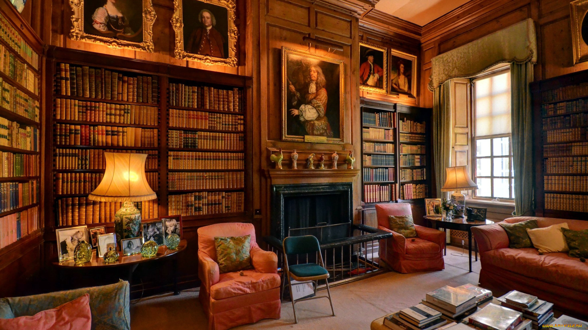 интерьер, кабинет, , библиотека, , офис, библиотека