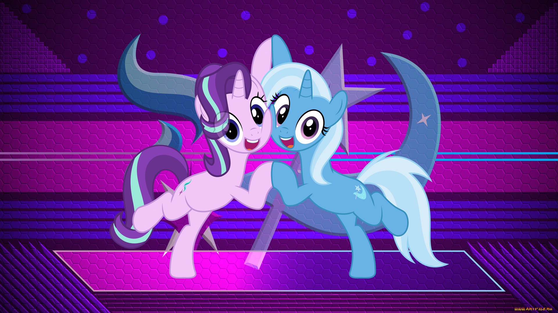 мультфильмы, my, little, pony, пони, фон