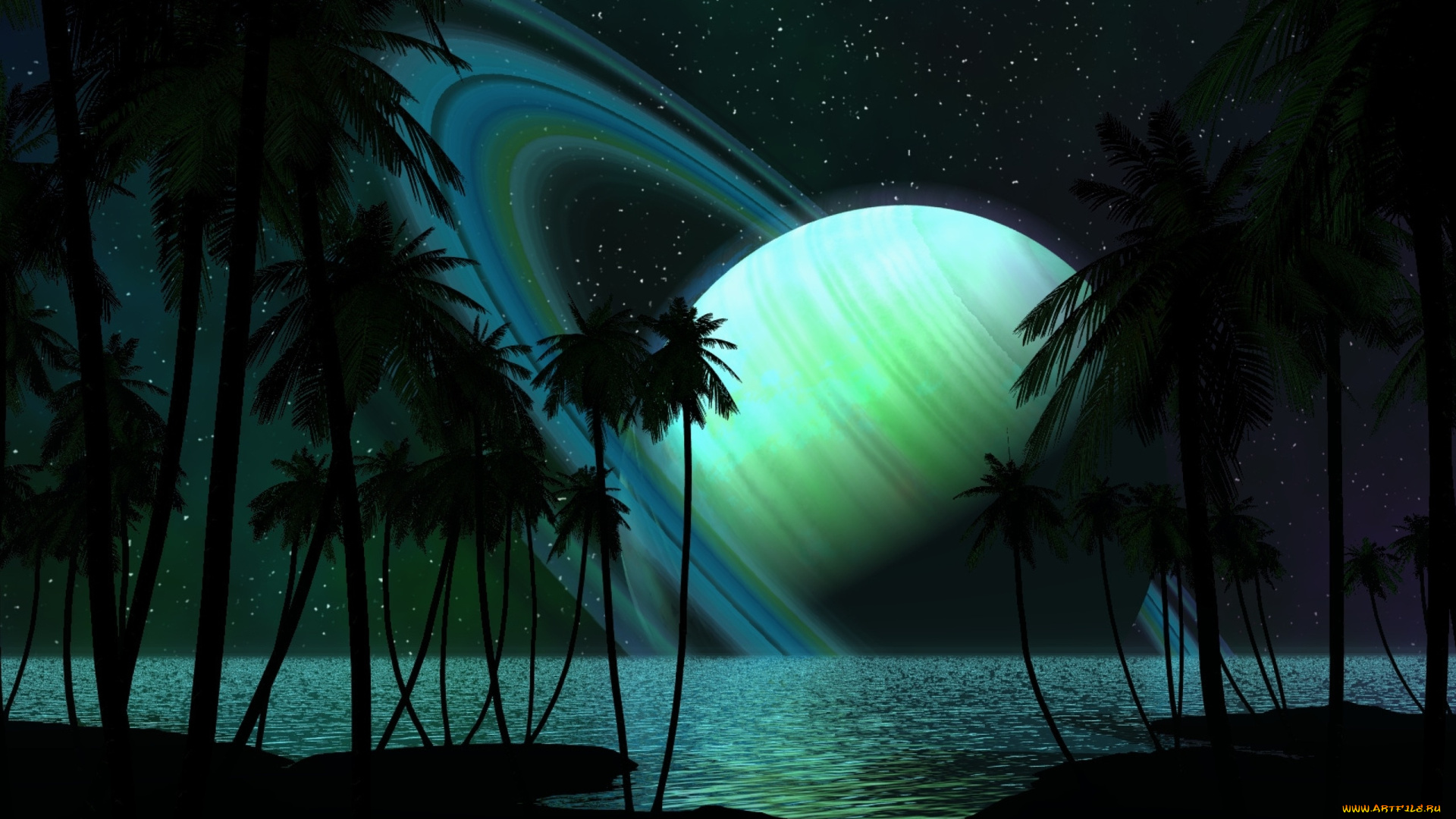 разное, компьютерный, дизайн, планета