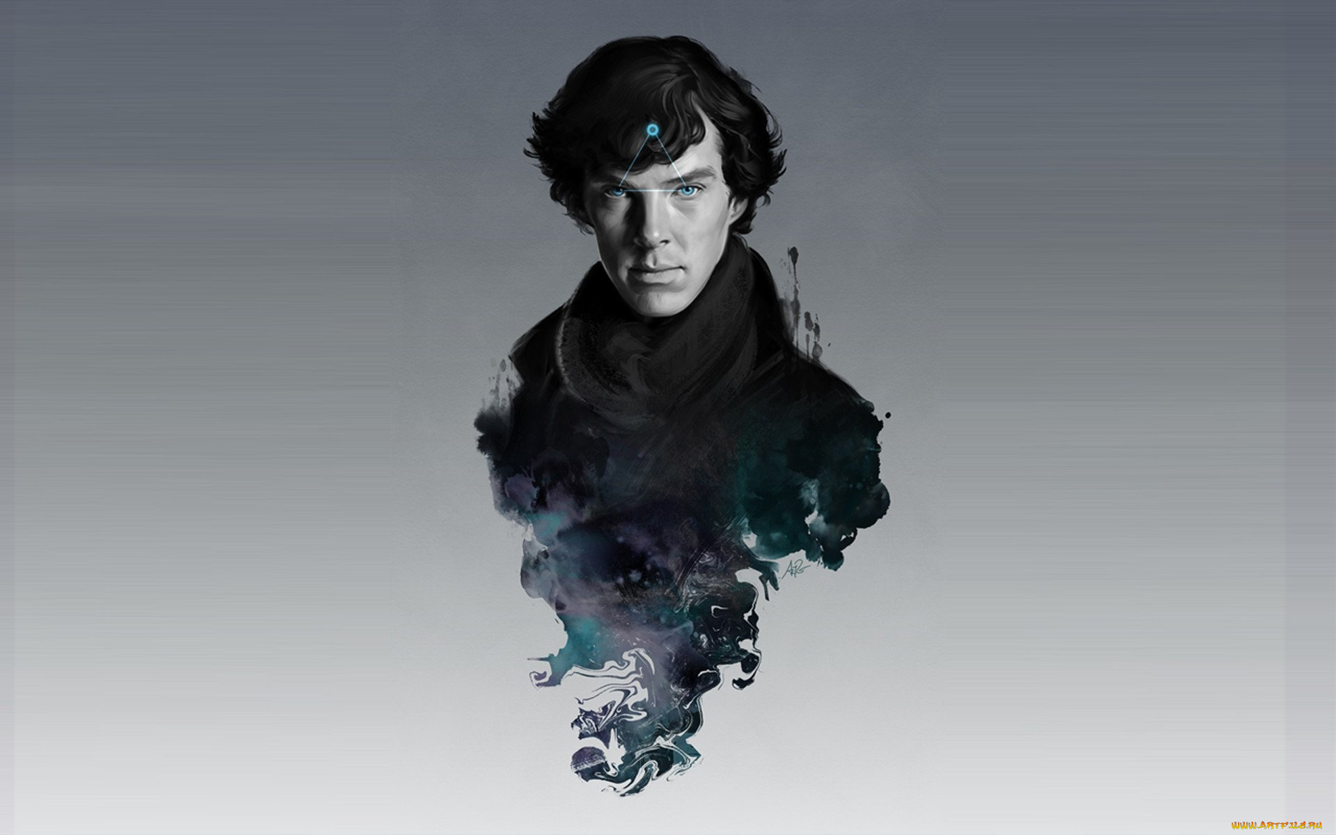 рисованное, кино, sherlock, bbc