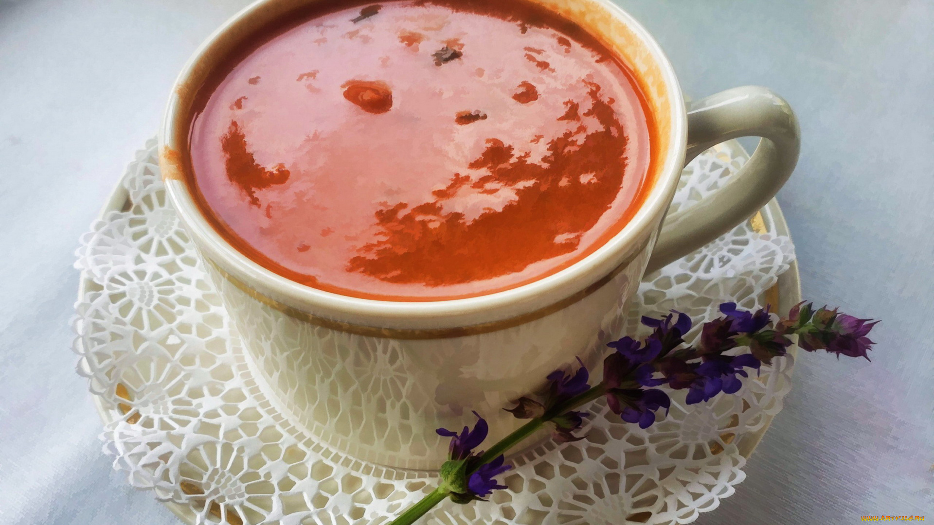 еда, первые, блюда, томатный, суп