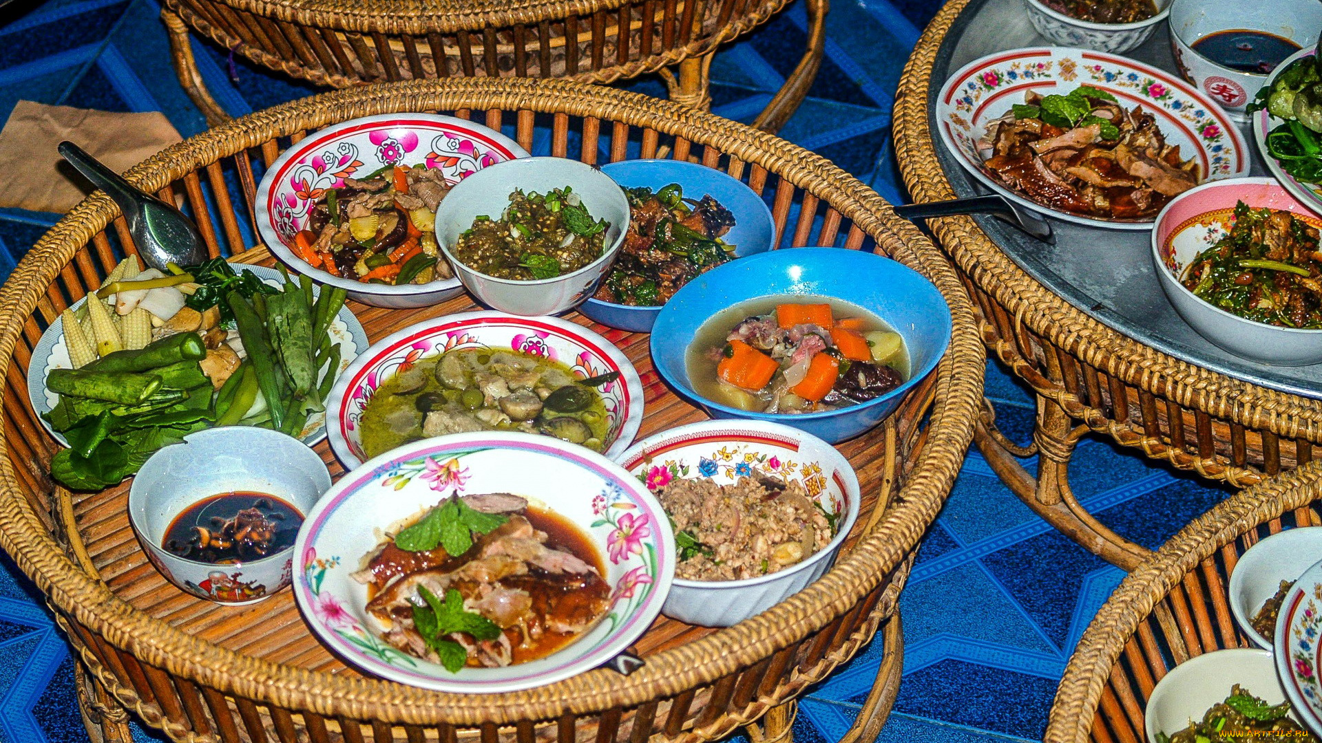 еда, разное, тайская, кухня