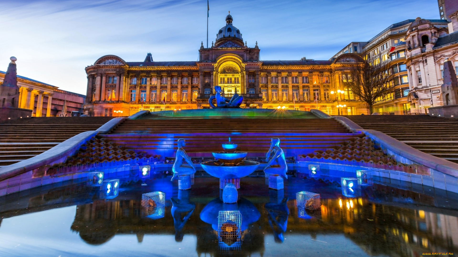 birmingham, england, города, -, дворцы, , замки, , крепости