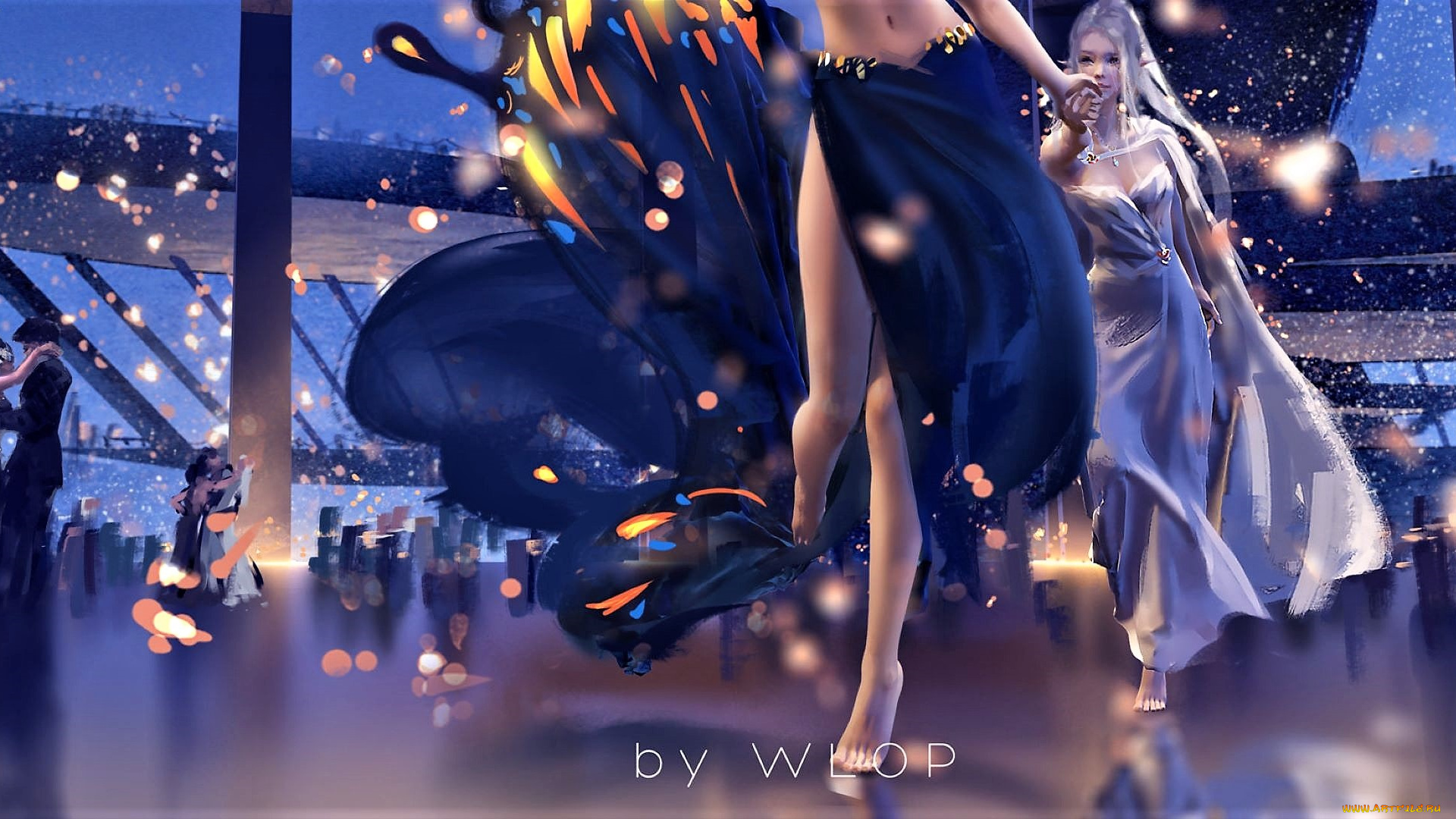 фэнтези, _ghost, blade, , , призрачный, клинок, девушки, бал