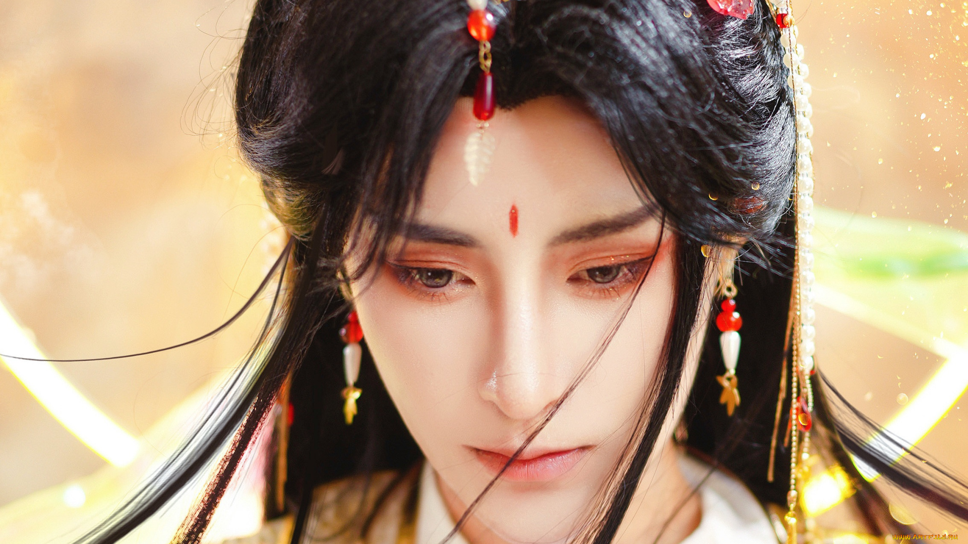 мужчины, -, креатив, , косплей, косплей, се, лянь, благословение, небожителей