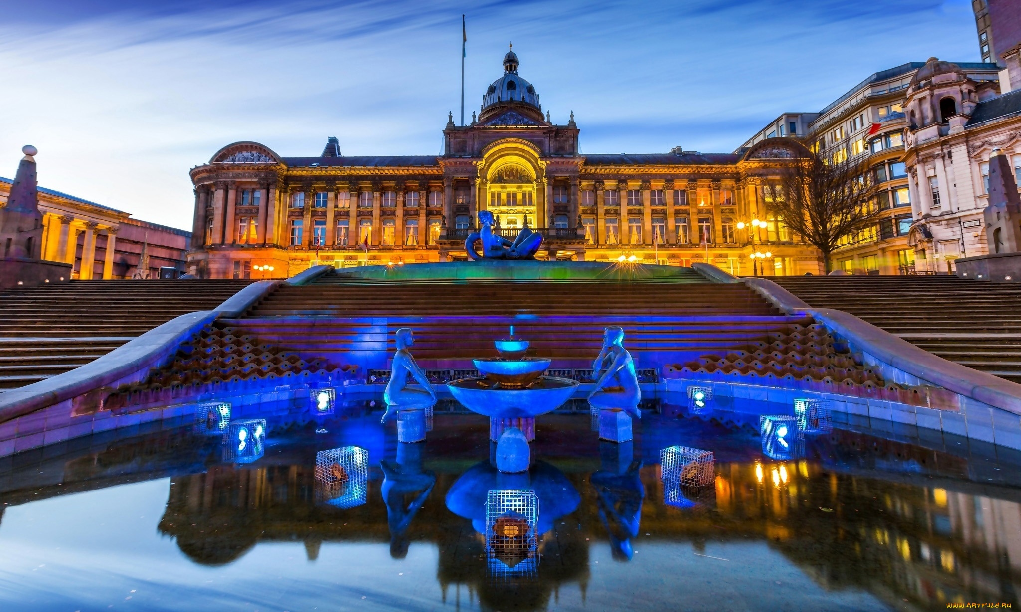 birmingham, england, города, -, дворцы, , замки, , крепости