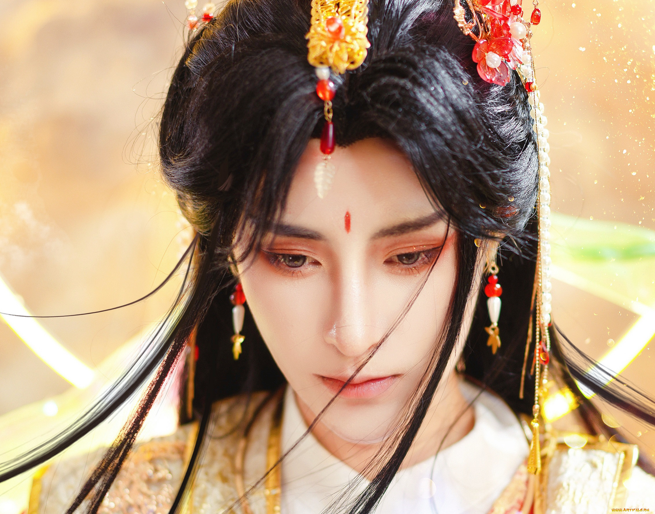 мужчины, -, креатив, , косплей, косплей, се, лянь, благословение, небожителей