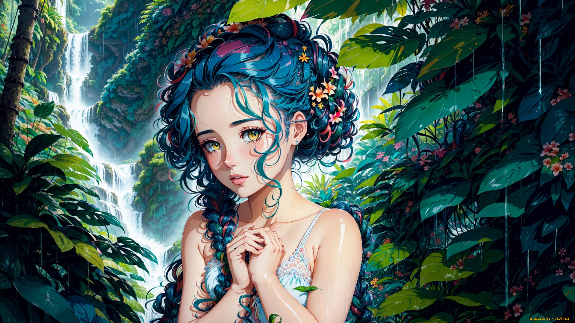 аниме, пейзажи, , природа, нейросети, графика, нейроарт, ai, art, нейронные, сети, рисунки, нейро, искусство