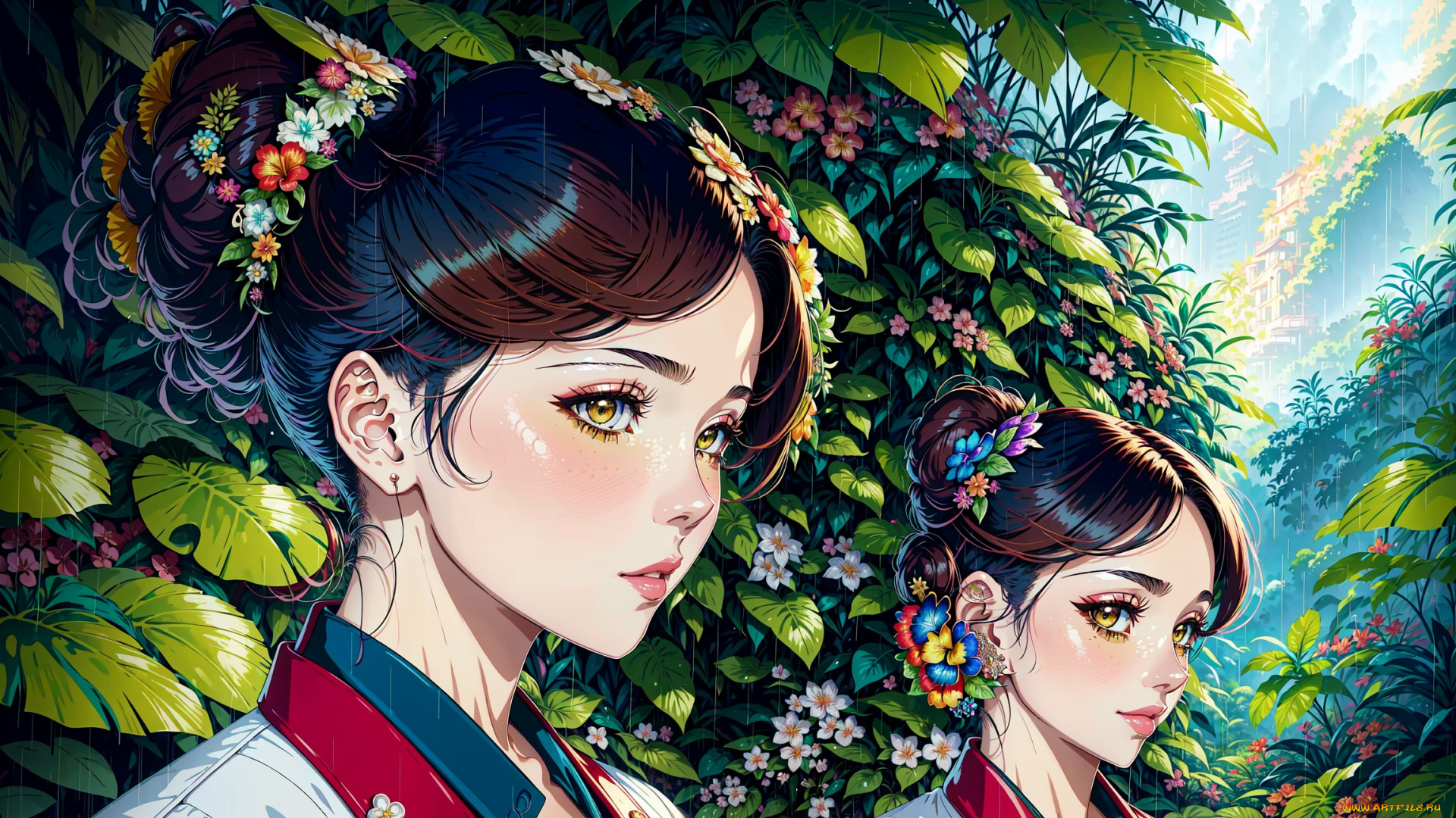 аниме, пейзажи, , природа, нейросети, графика, нейроарт, ai, art, нейронные, сети, рисунки, нейро, искусство