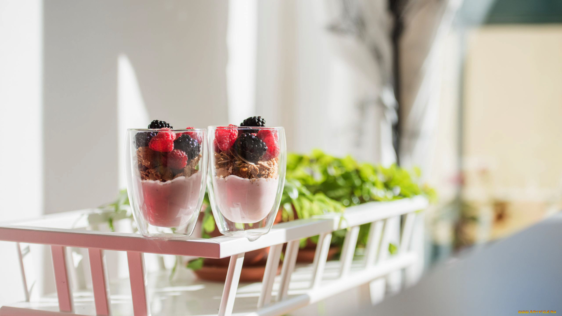 еда, мороженое, , десерты, стаканы, десерт, ягоды, малина, ежевика