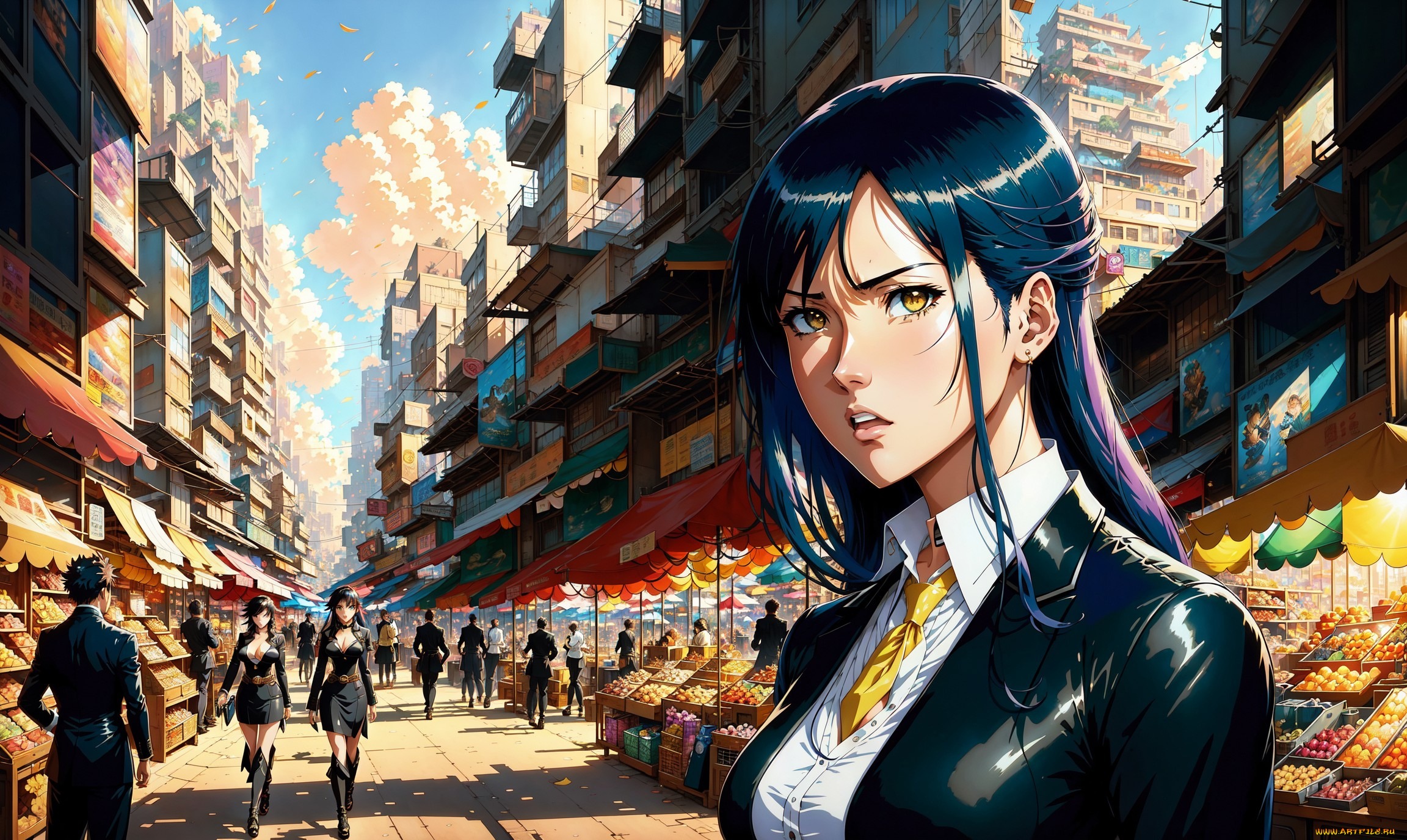 аниме, город, , улицы, , интерьер, , здания, нейросети, графика, нейроарт, ai, art, нейронные, сети, рисунки, нейро, искусство