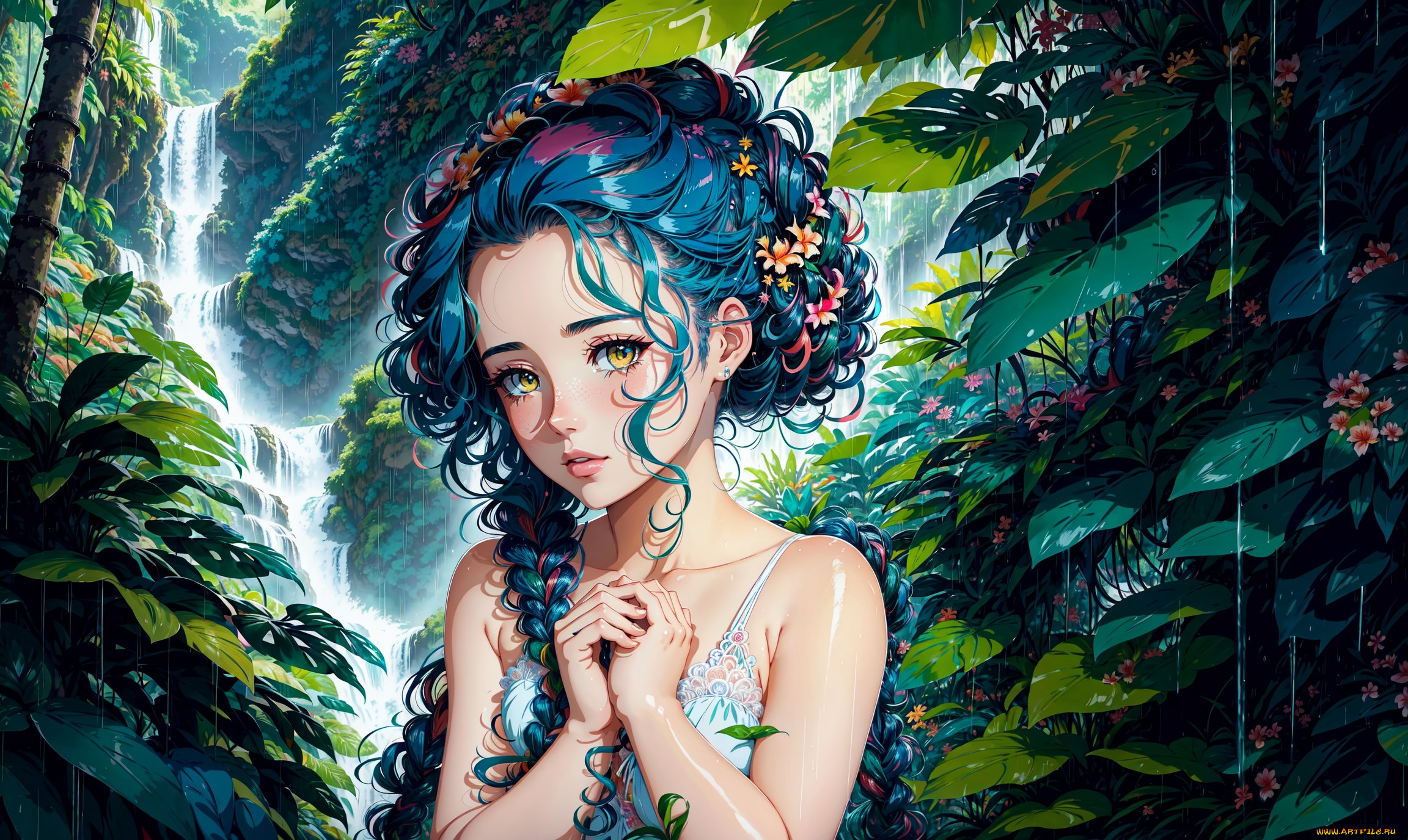 аниме, пейзажи, , природа, нейросети, графика, нейроарт, ai, art, нейронные, сети, рисунки, нейро, искусство