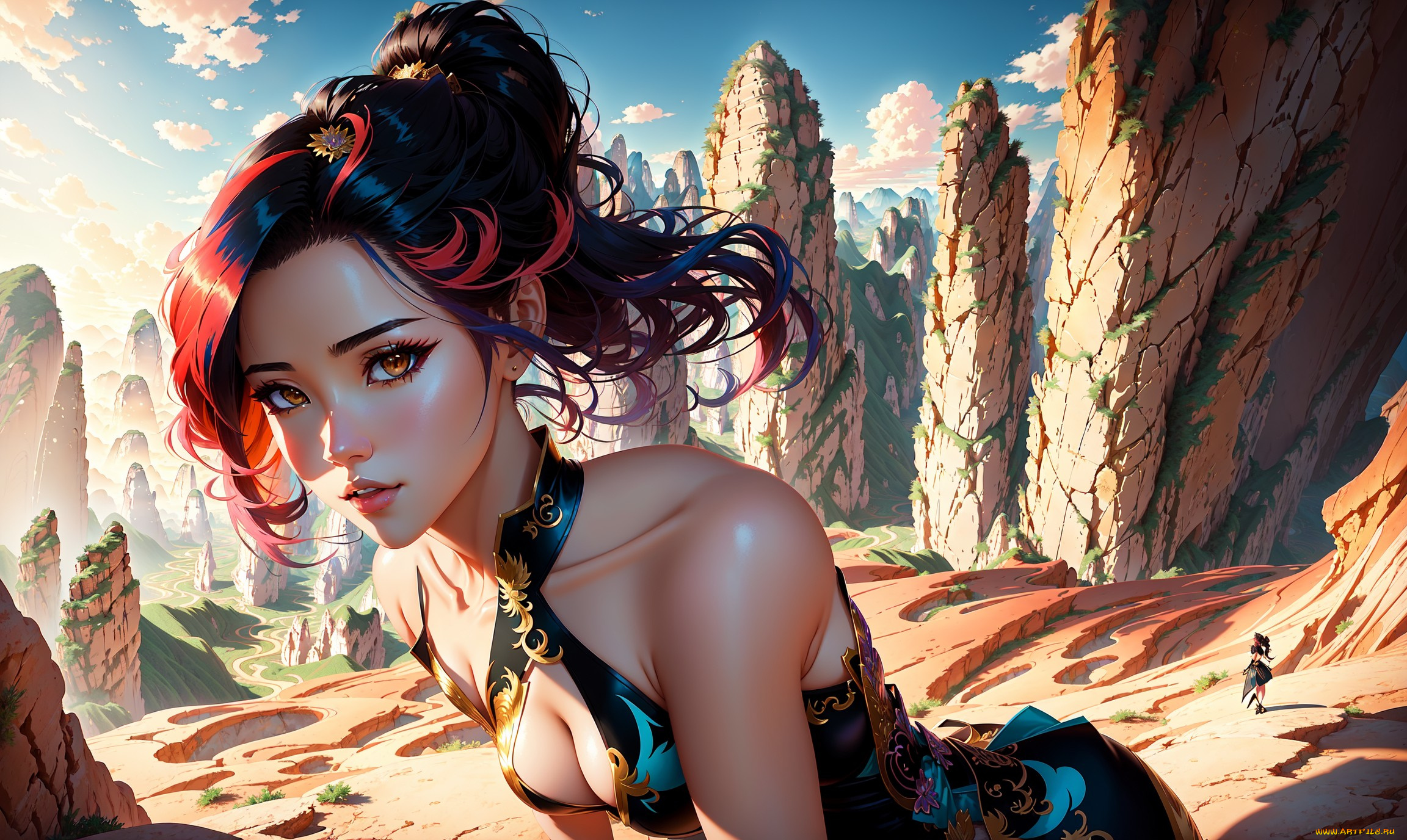 аниме, пейзажи, , природа, нейросети, графика, нейроарт, ai, art, нейронные, сети, рисунки, нейро, искусство