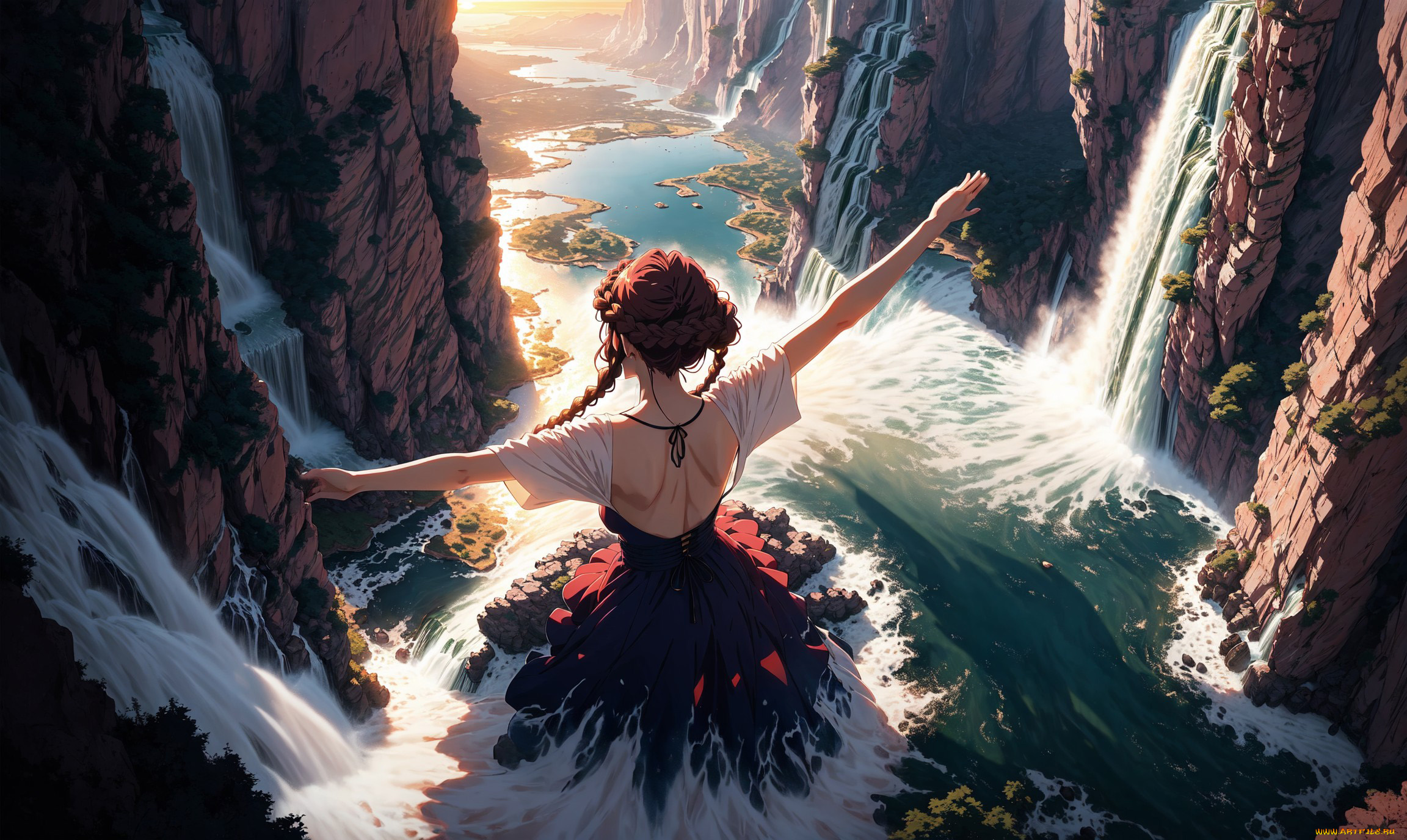 аниме, пейзажи, , природа, нейросети, графика, нейроарт, ai, art, нейронные, сети, рисунки, нейро, искусство